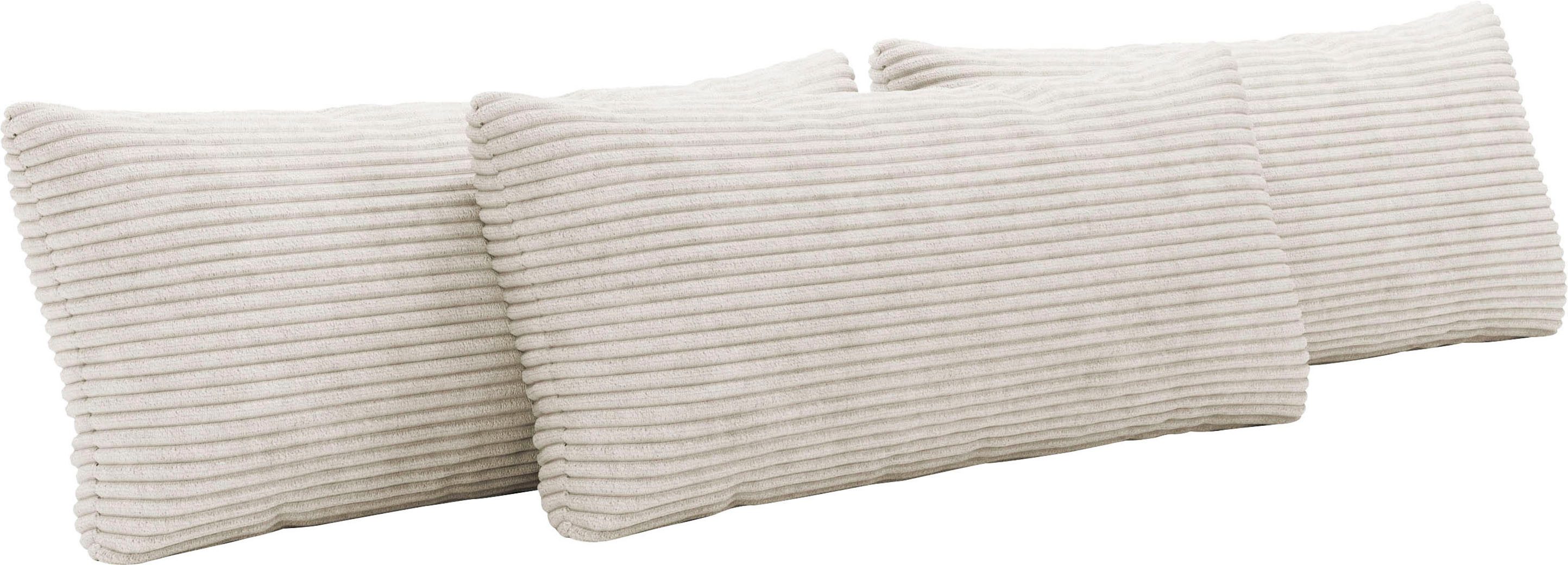 Places of Style Sofakissen Mikado, (Set, 3 Stück), 3,5,6,7-teilige Kissen-Sets zur Auswahl