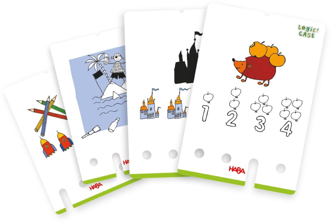 Haba Spiel LogicCASE Starter Set 5+, Solo Challenge, Logikspiel