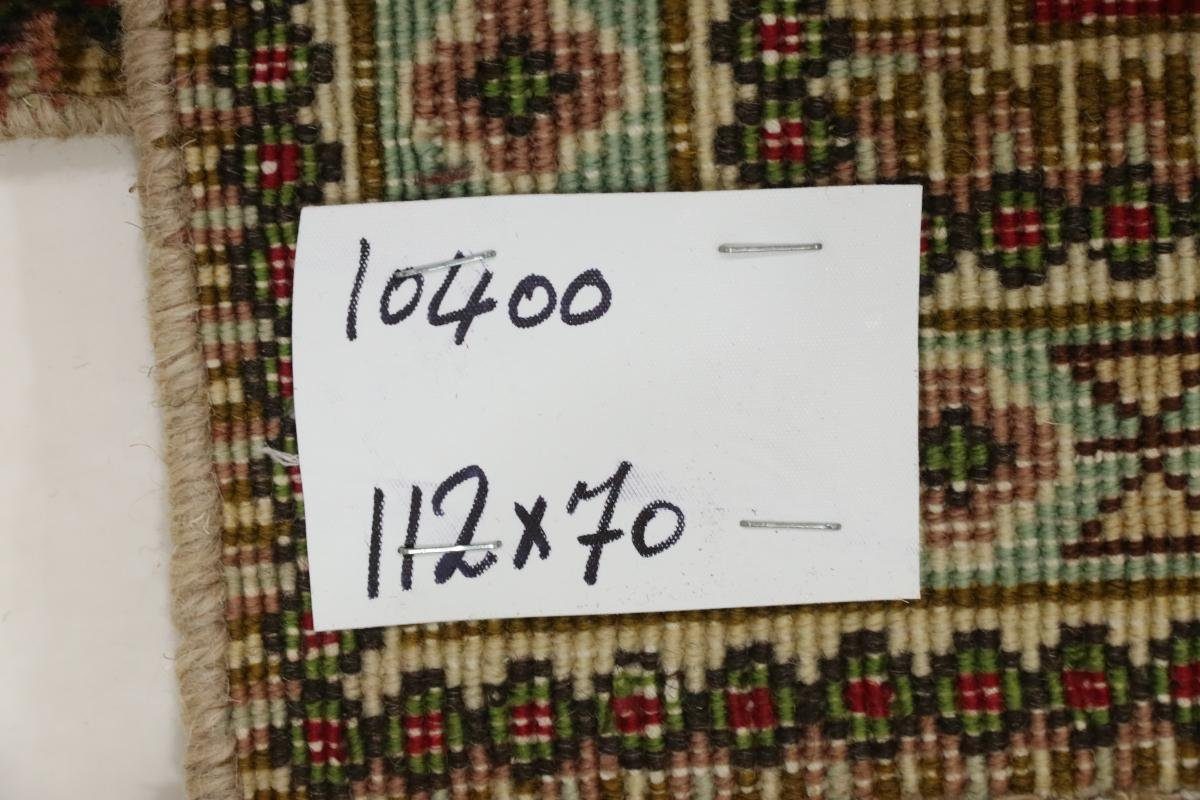 mm Orientteppich Täbriz rechteckig, 10 Nain Tabatabaei Handgeknüpfter Trading, 69x111 Orientteppich, Höhe: