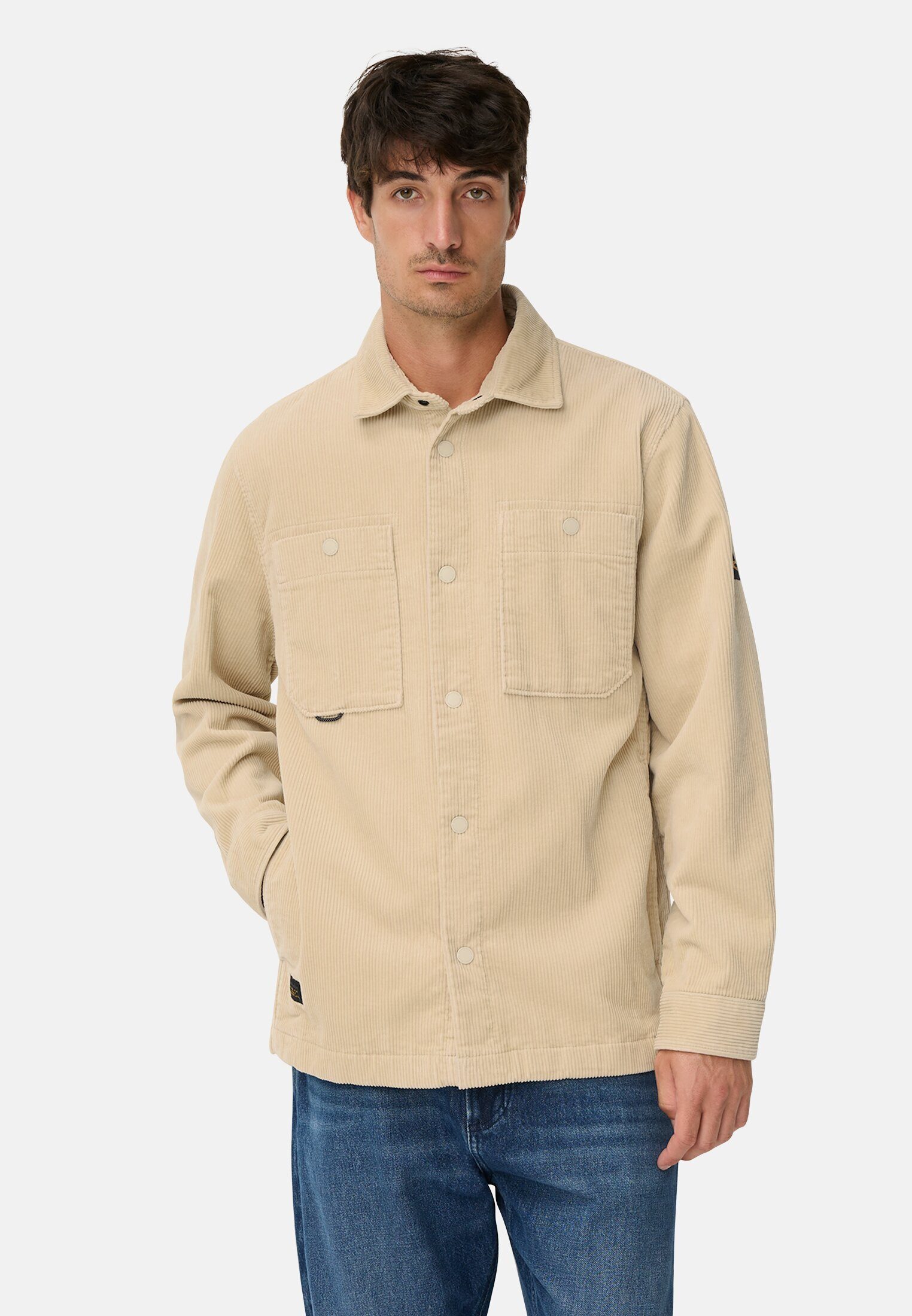 camel active Hemdjacke mit Druckknöpfen Langarm günstig online kaufen