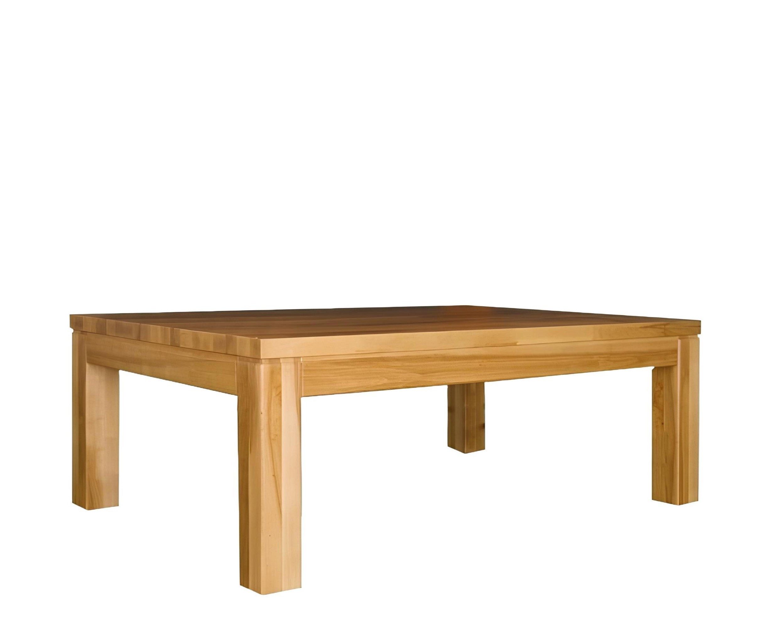 Xlmoebel Couchtisch Massivholztisch für Sofas mit Beistellfunktion in warmem Design (Packung, 1-St., Couchtisch), Hergestellt in Europa