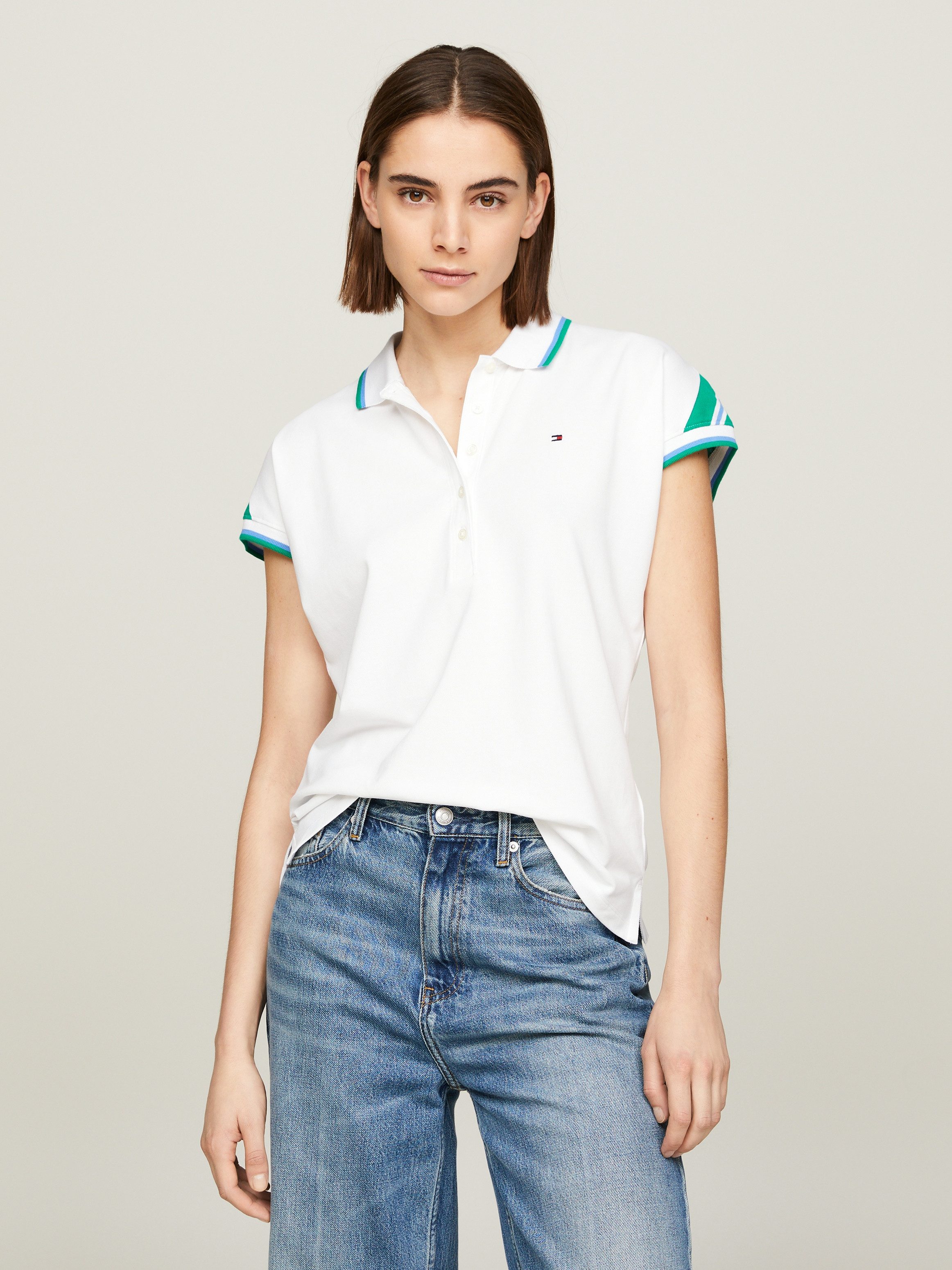 Tommy Hilfiger Poloshirt REG STRIPE SLV günstig online kaufen