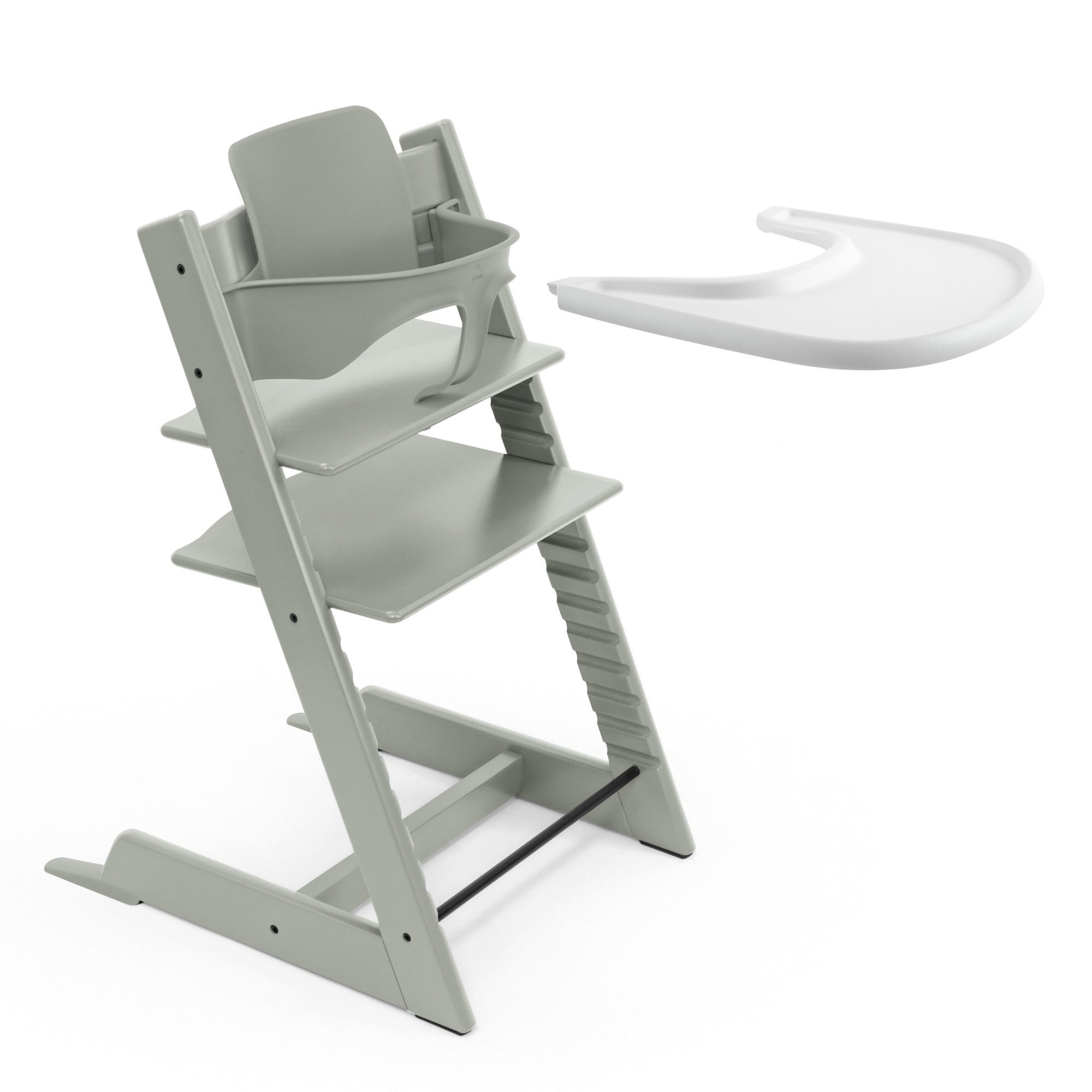 Stokke Hochstuhl Tripp Trapp Hochstuhl mit Baby set und Stokke Tray, für Ki günstig online kaufen