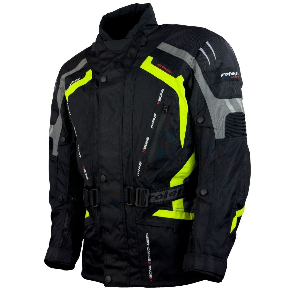 roleff Motorradjacke RO387 - Perfekt für lange Touren & hohe Sichtbarkeit auch in großen Größen