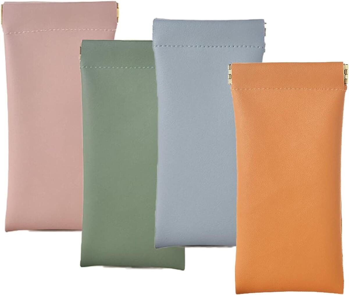 FELIXLEO Brillenetui Brillenetui PU Leder, Weiches Brillenetui, Tragbar und Wasserdicht