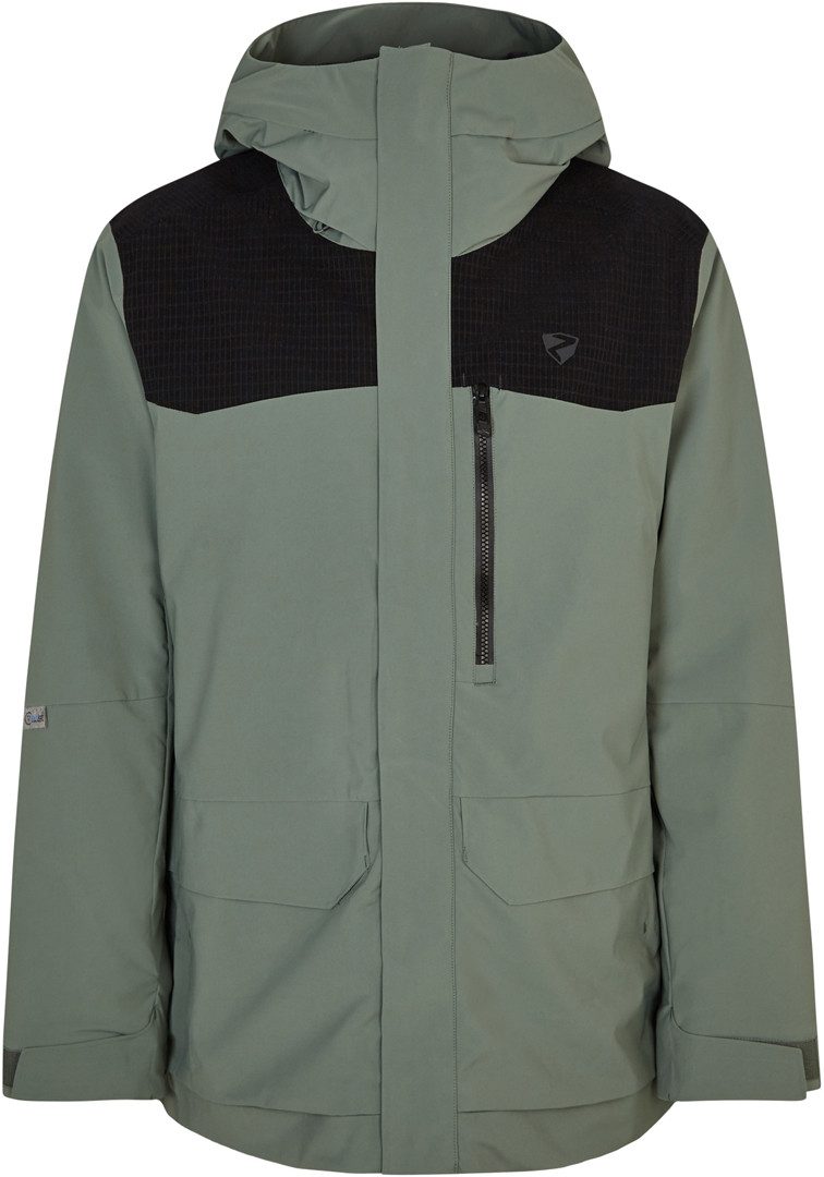 Ziener 3-in-1-Funktionsjacke ZIENER TRAVER Jacke green mud