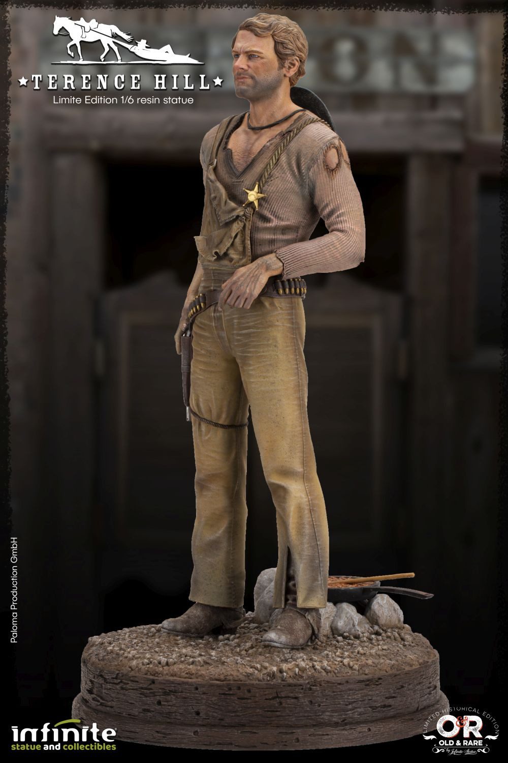Infinite Statue Sammelfigur TERENCE HILL OLD & RARE 1/6 RESIN STATUE