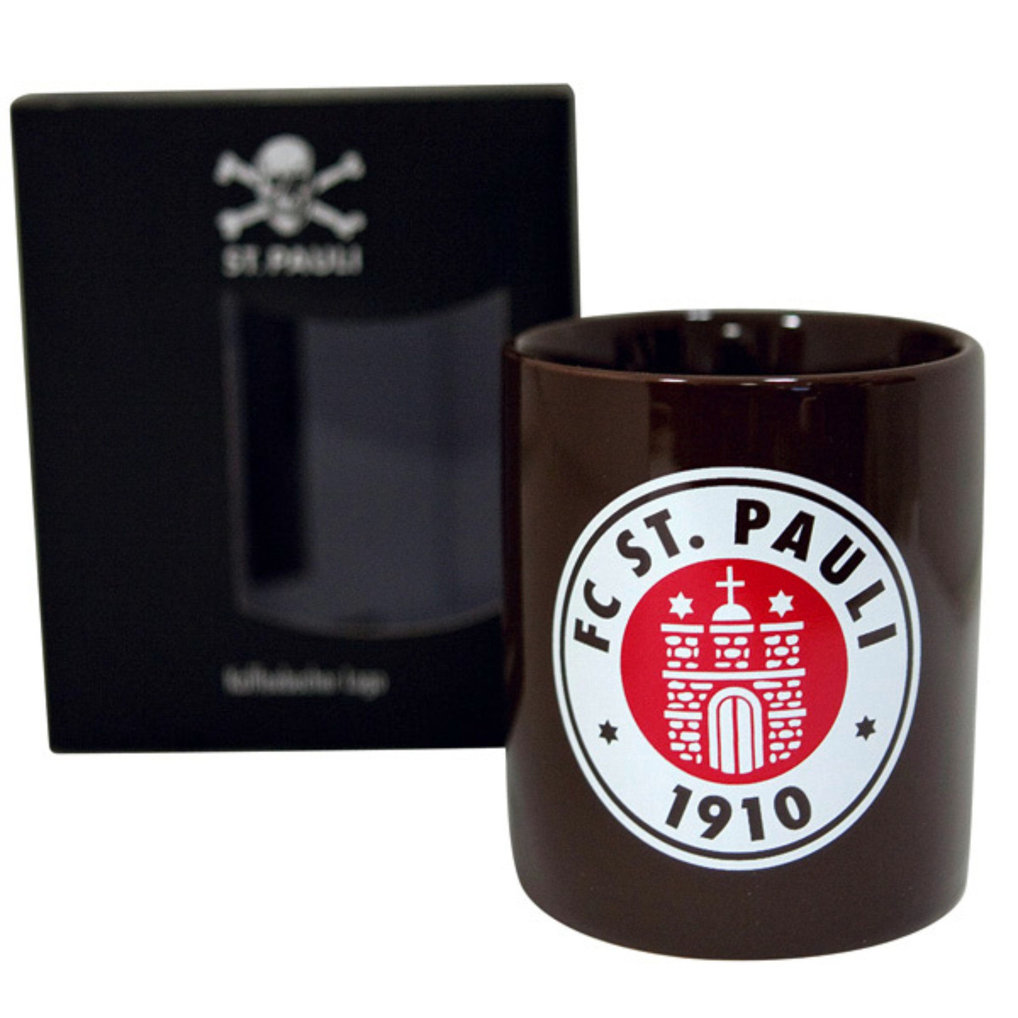 FC St. Pauli Becher FC St. Pauli - Kaffeebecher Logo - braun, Keramik – Bild 2 von 3