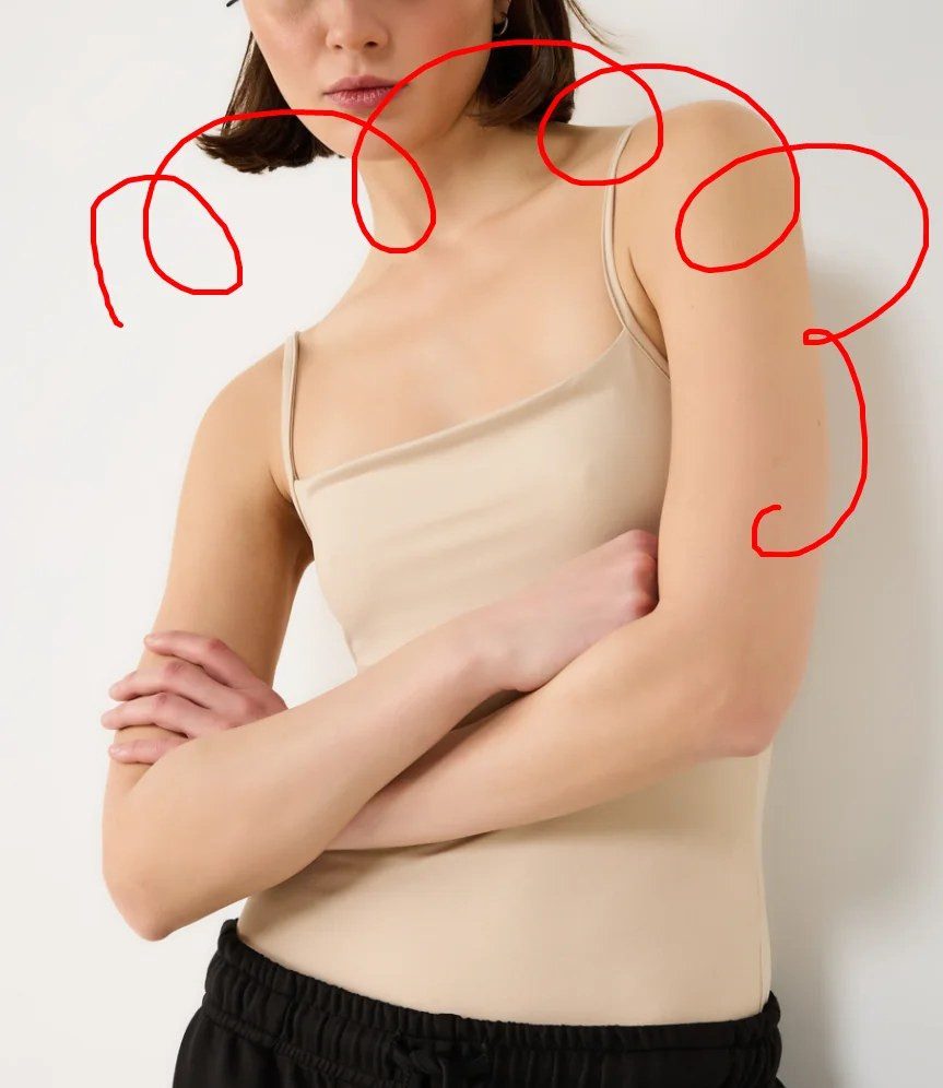 No Matter What Kurzarmbody Stretch-Body mit dünnen Trägern