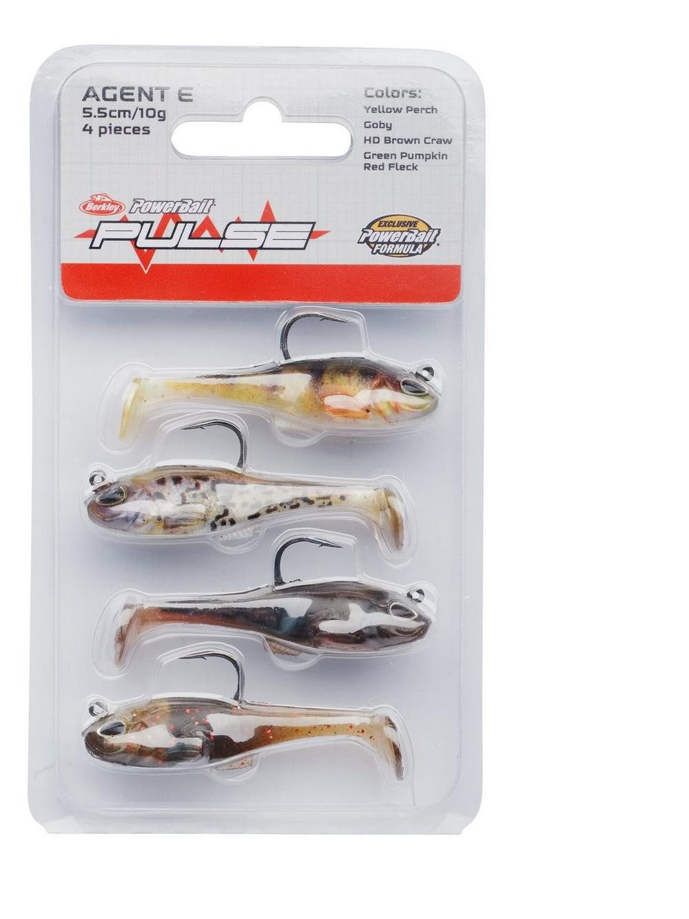 Kunstköder Berkley Pulse Agent E 4-Pack 5.5cm/10g