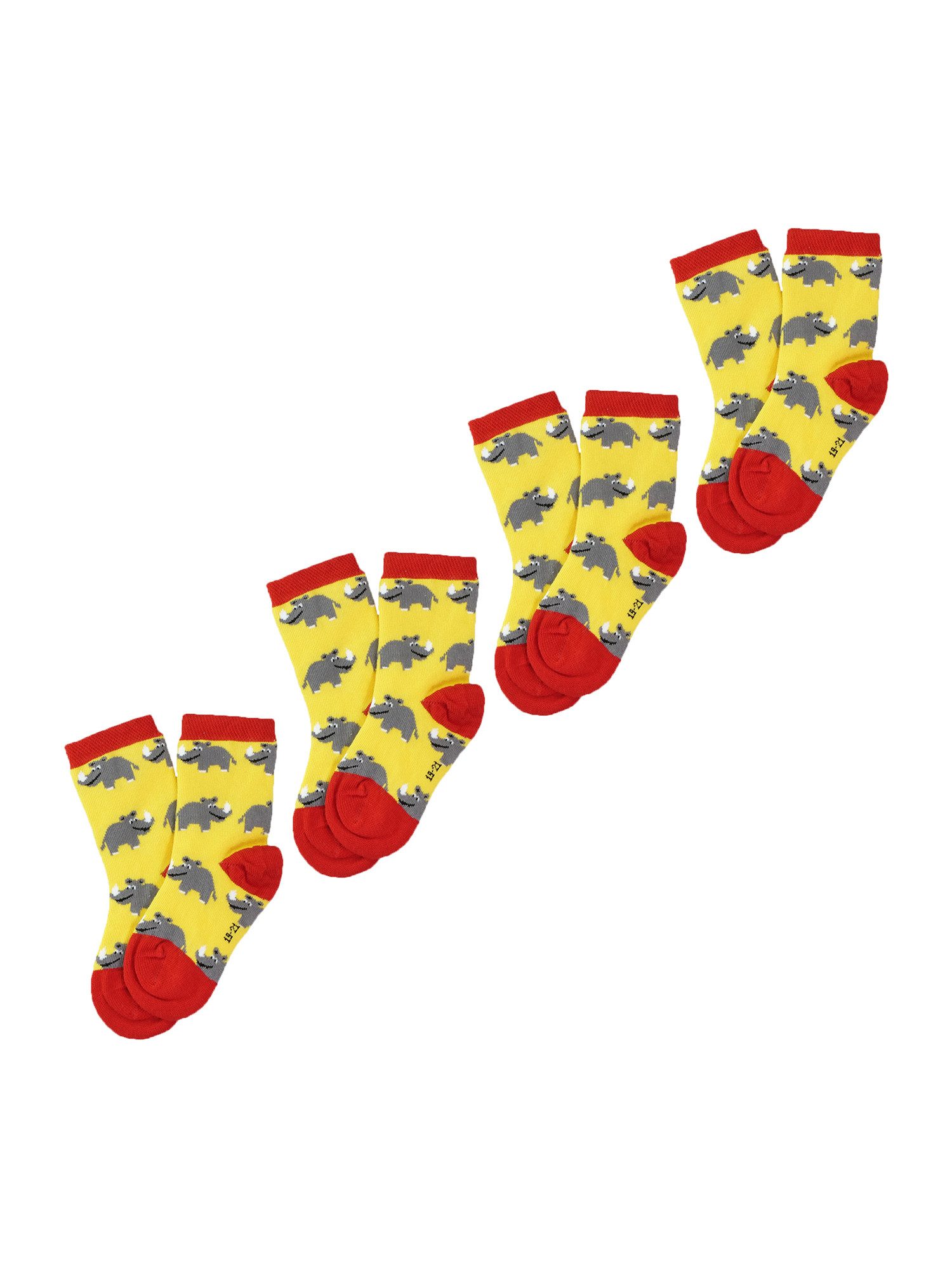 UnaBux Freizeitsocken Prints (4-Paar) Motive Bunt günstig online kaufen