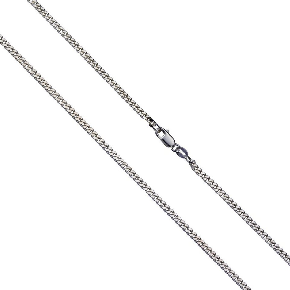 Vivance Collierkettchen 925 Silber Panzerkette diamantiert, Klassische  Halskette aus echtem Sterling Silber