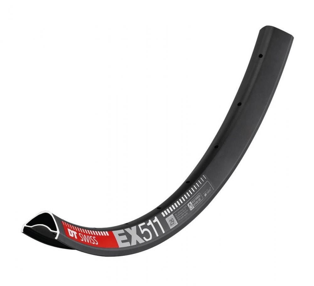Laufrad DT Swiss Felge EX 511 29" 28 Loch Schwarz - robuste Enduro-Felge mit 3