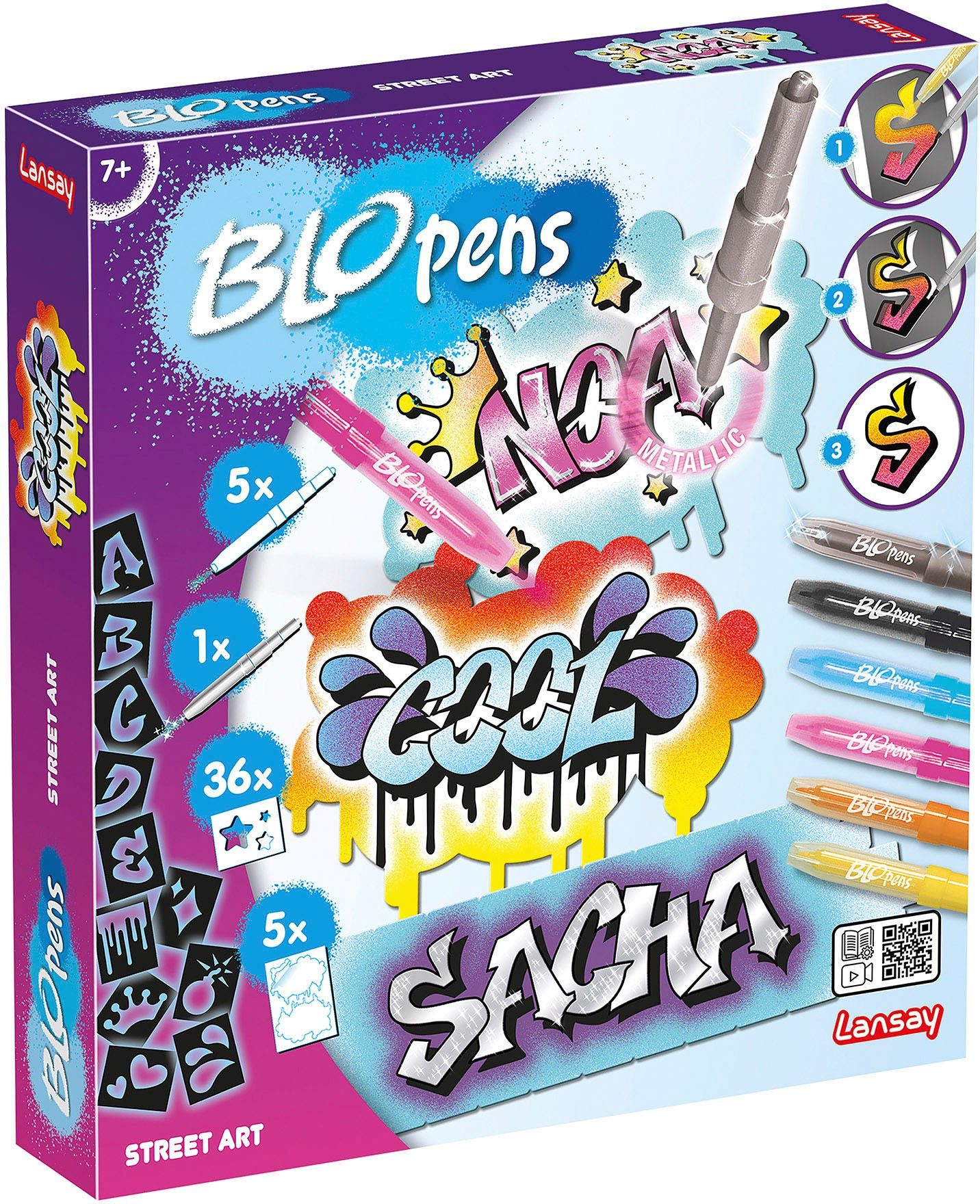 Blopens Kreativset Sprühstifteset Graffiti