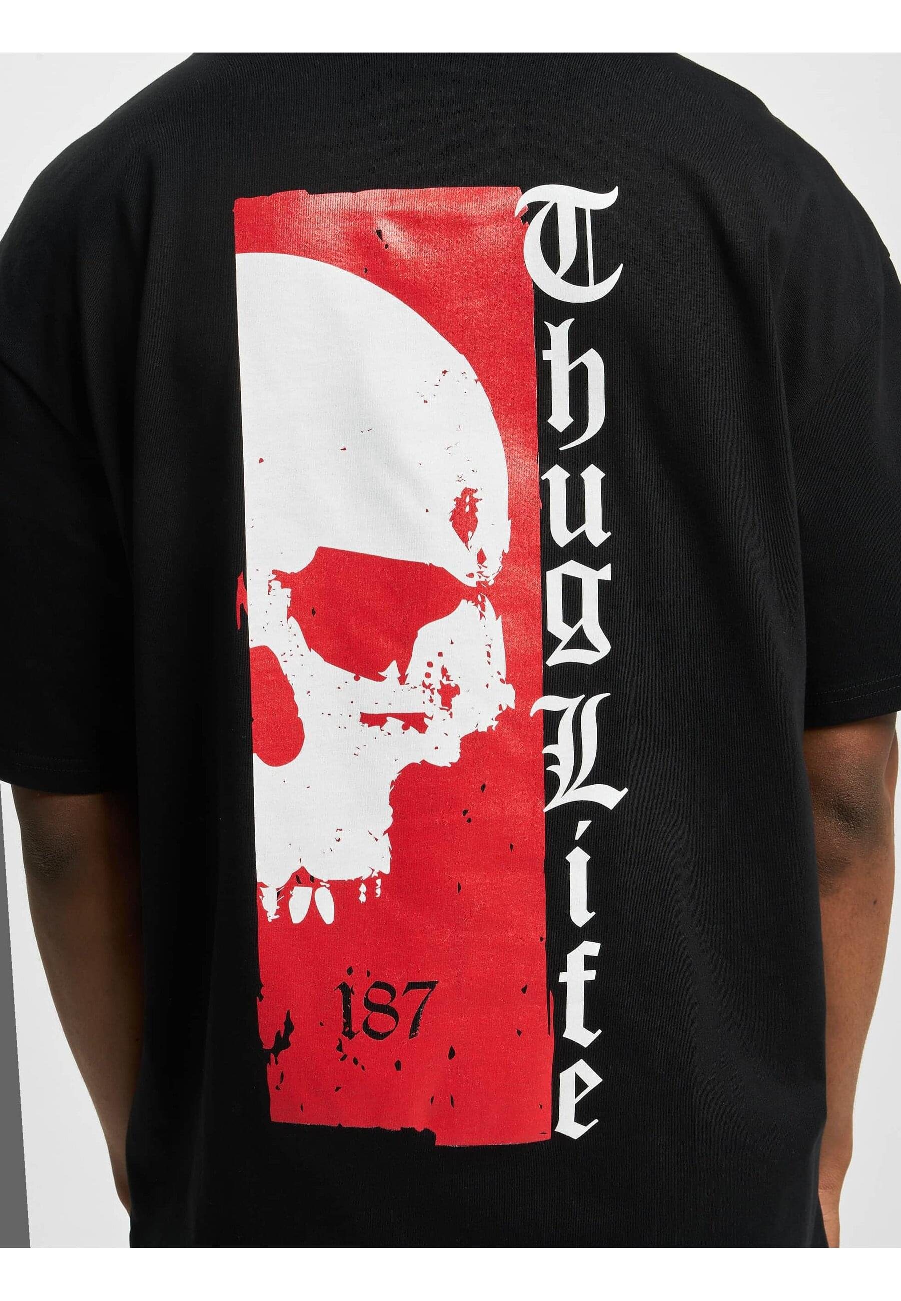black T-Shirt Life Tshirt Herren (1-tlg) Thug TrojanHorse Thug Life