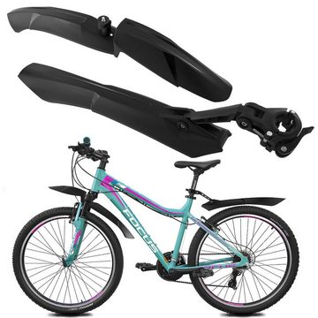MidGard Schutzblech Fahrrad E-Bike (Set, Vorne & Hinten) Spritzschutz für MTB 24-29 Zoll (2 St)