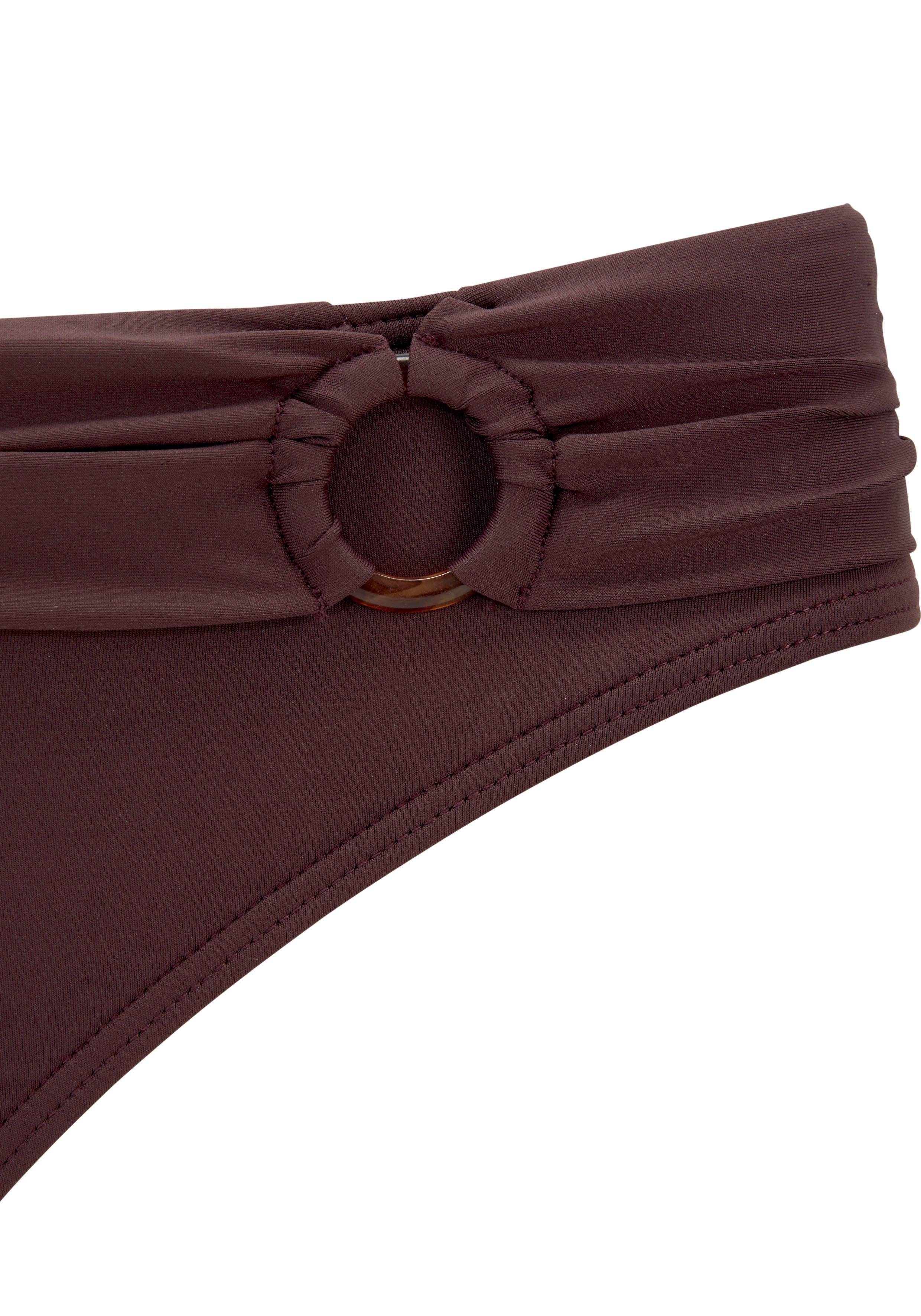 s.Oliver Bikini-Hose Rome mit Umschlagbund