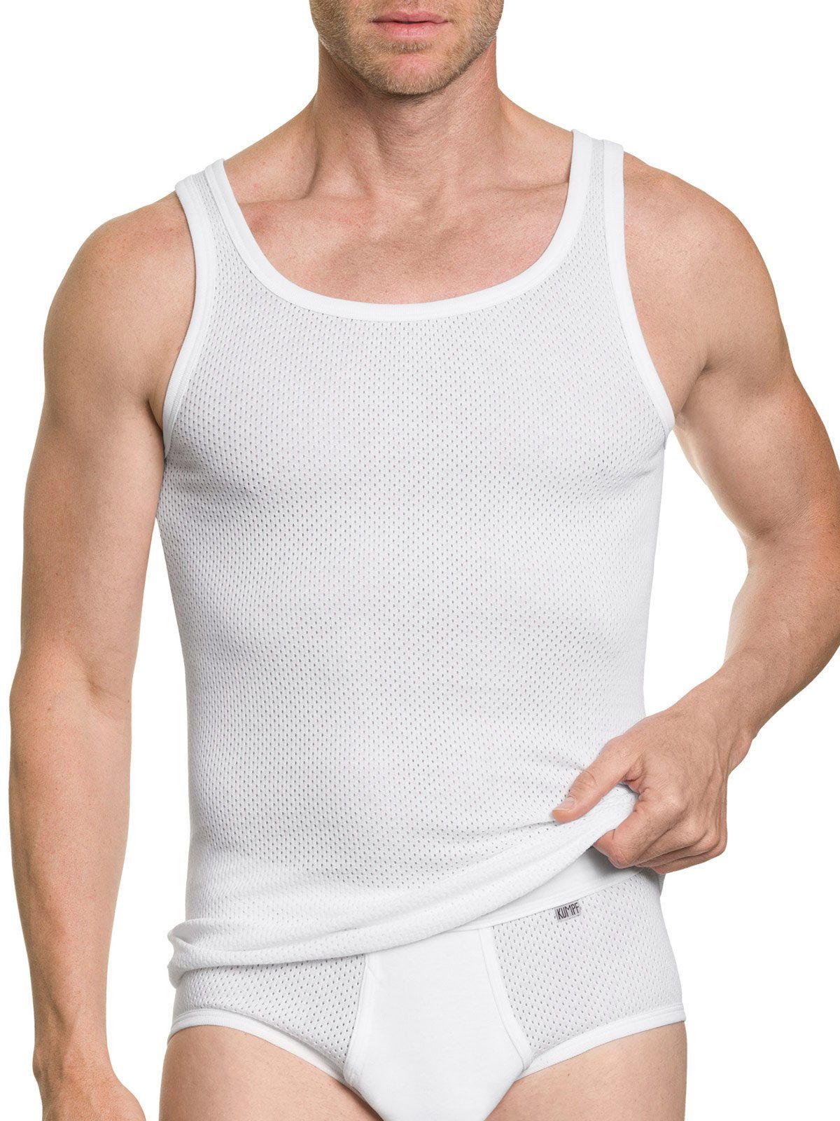 KUMPF Achselhemd Herren Unterhemd Lufttrikot (Stück, 1-St) hohe Markenqualität