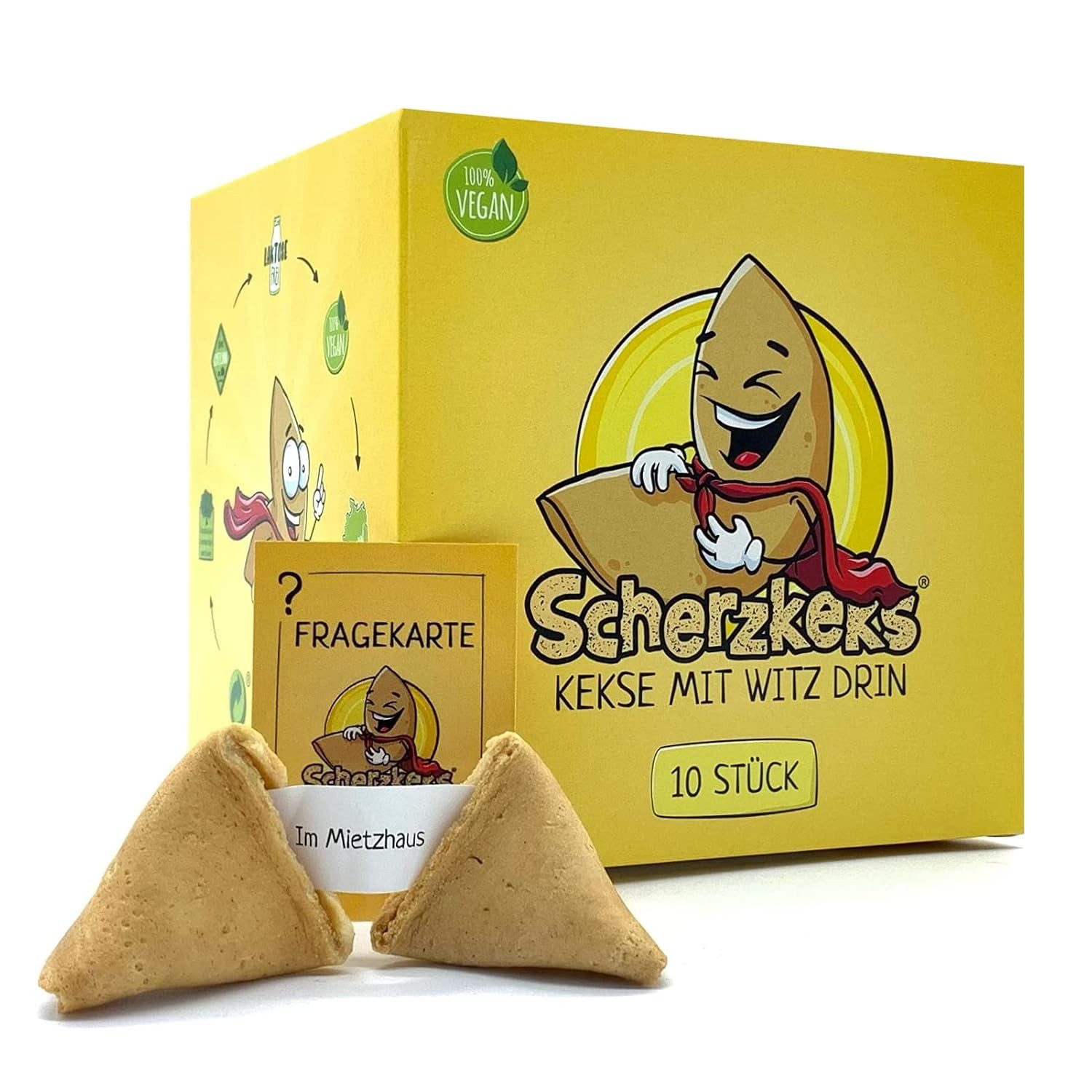 Scherzkeks Kekse Original 10er Box, 1 x 70 g, 10 St. (Packung, 10er)