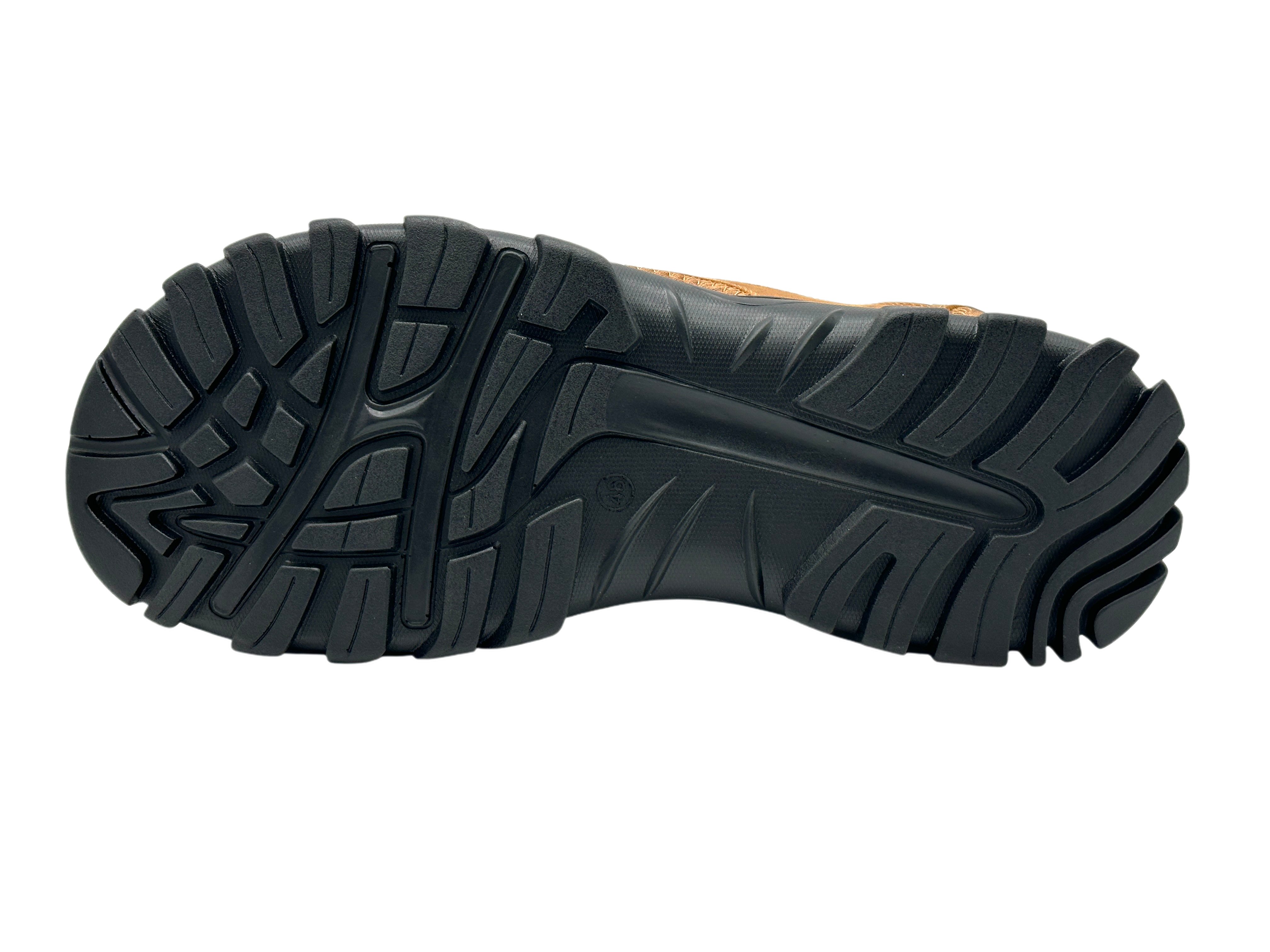Nowaland Herren Trekkingsandalen aus Leder mit Klettverschluss Trekkingsandale Robuste Trekkingsandalen mit rutschfester Sohle und gepolsterter Sohle – Bild 4 von 5