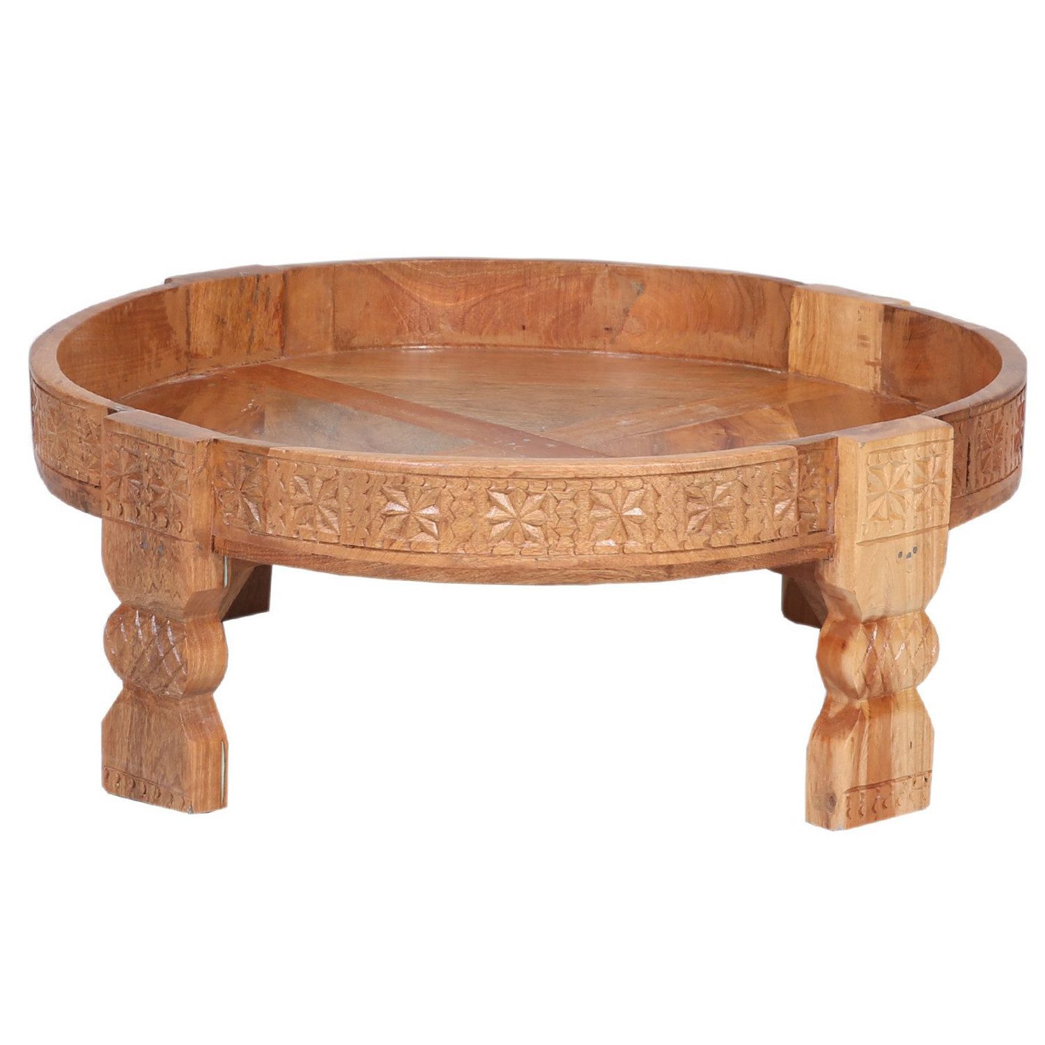 Marrakesch Orient & Mediterran Interior Couchtisch Skandinavische Couchtisch Wohnzimmertisch Jahna 80cm (1-St)