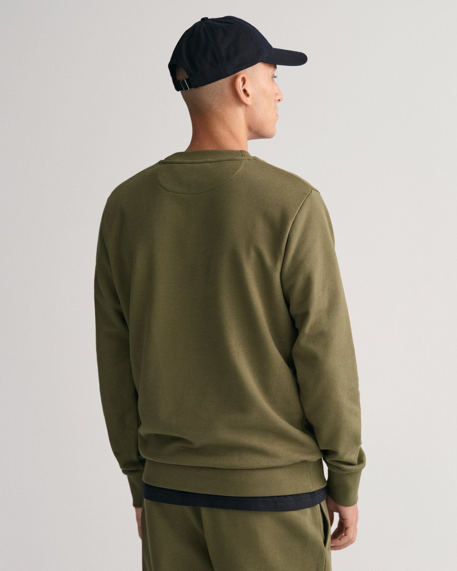 Gant Sweatshirt Tonal Shield Rundhals-Sweatshirt GREEN JUNIPER 301