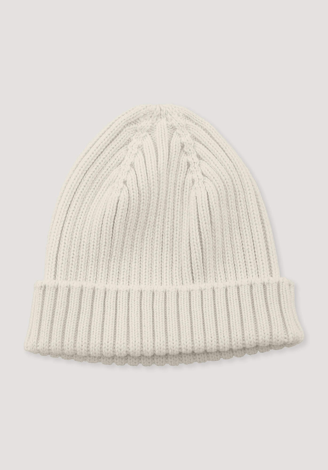 Hessnatur Strickmütze aus reiner Bio-Baumwolle (1-St)