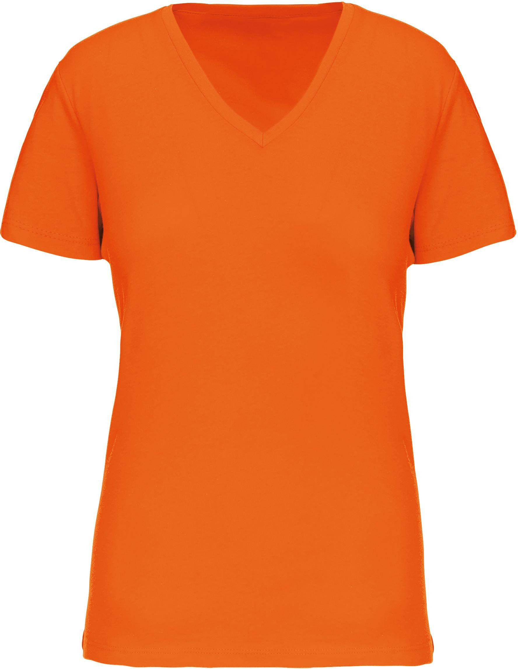 Kariban V-Shirt Damen-T-Shirt BIO150 IC mit V-Ausschnitt günstig online kaufen