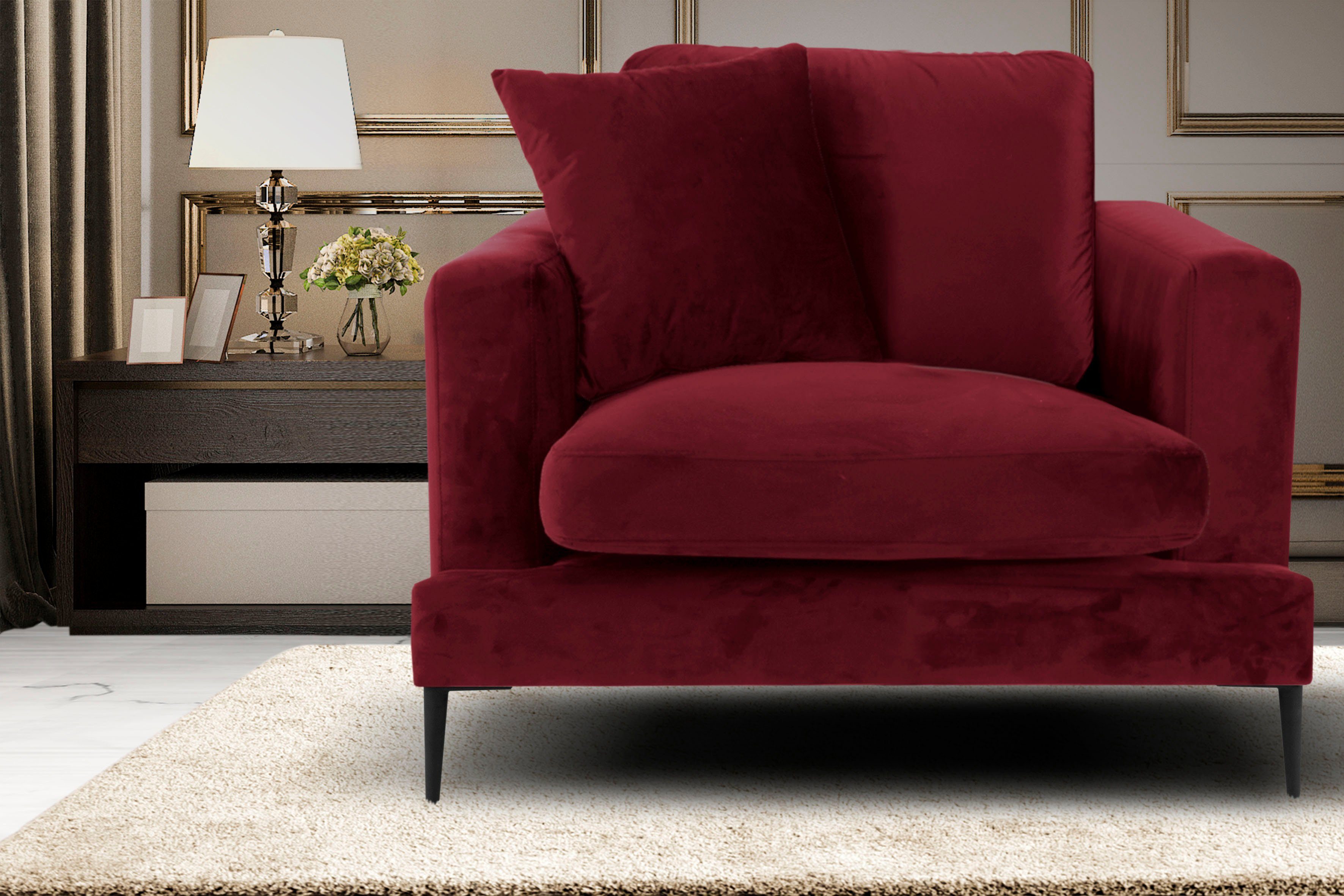 Leonique Sessel Cozy Loungesessel, Designersessel, Maße günstig online kaufen