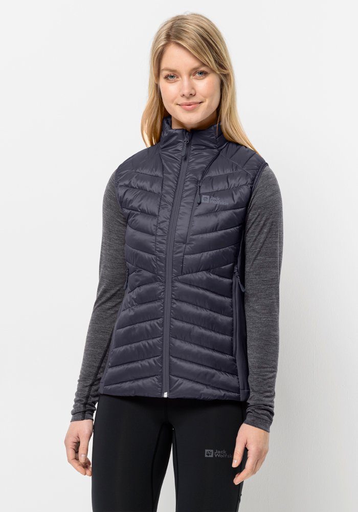 Jack Wolfskin Funktionsweste ROUTEBURN PRO INS VEST W graphite | Funktionswesten