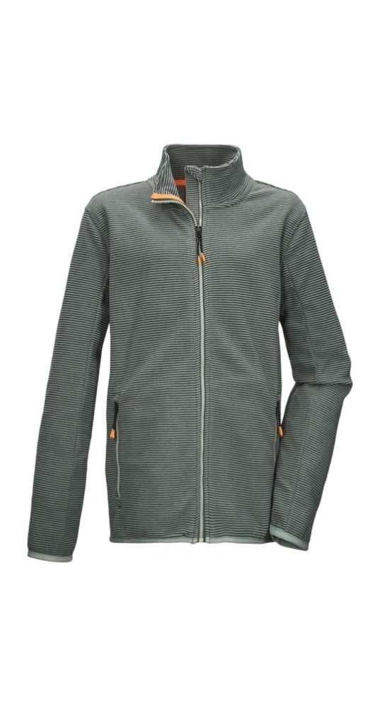 Killtec Fleecejacke KOS 162 (mit Stehkragen) naturgrün Jungen