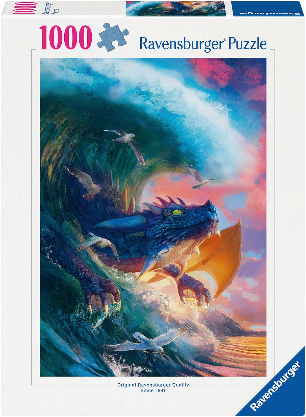 Ravensburger Puzzle Drachenrennen, 1000 Puzzleteile, Made in Germany günstig online kaufen