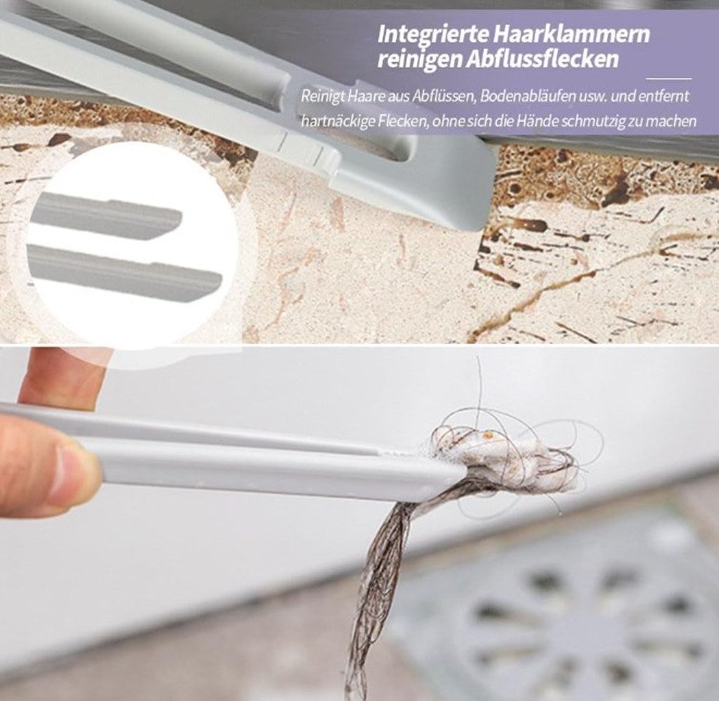 XDeer Staubsaugerdüsen-Set 3 Stücke Hartborsten Eckenreinigungsbürste,360° Rotierende, (3-tlg), Fugenreinigungsbürste, Pure Clean Bürste mit V-förmigem Bürstendesign