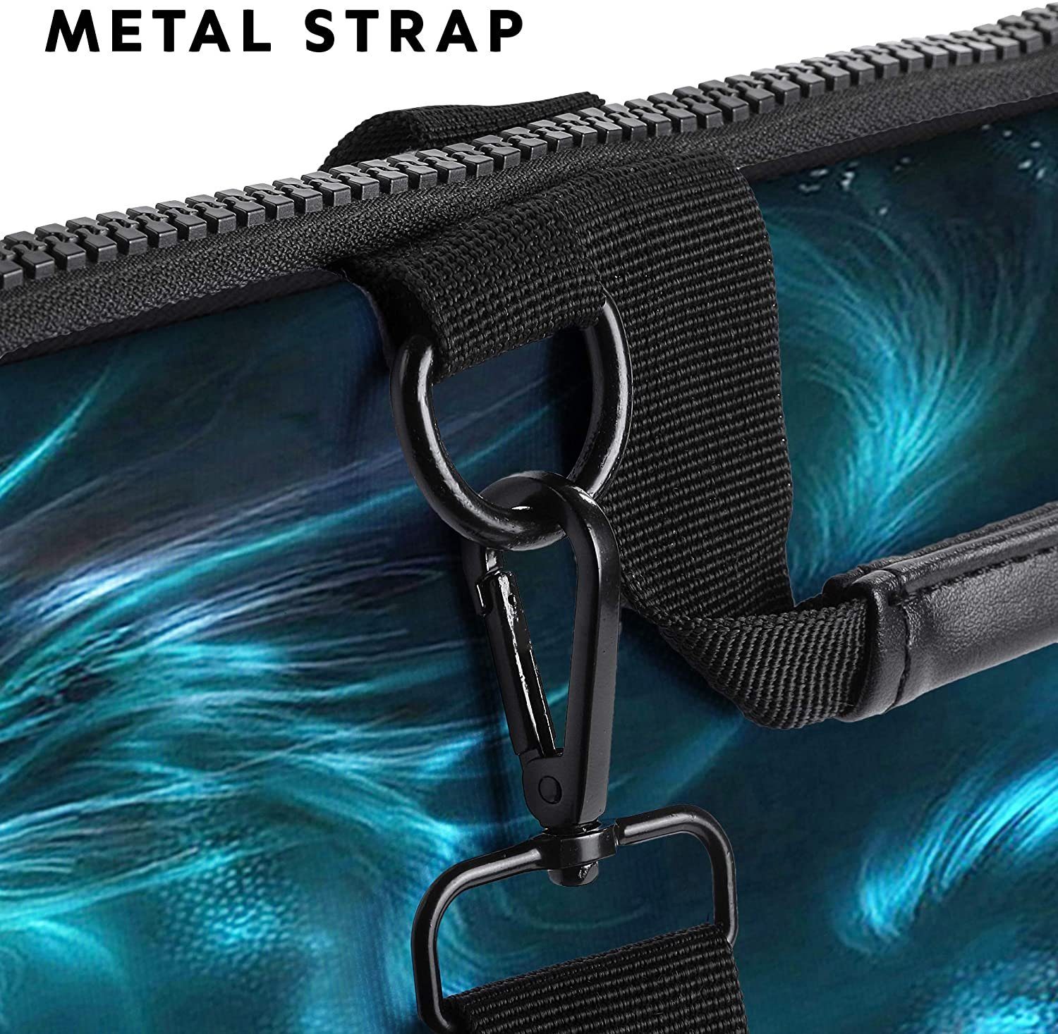 MAXLVL Laptoptasche 15.6 / 17.3 Zoll (Notebooktasche aus Canvas mit Zubehörfach), Schmutz- & Wasserabweisend – Bild 5 von 5