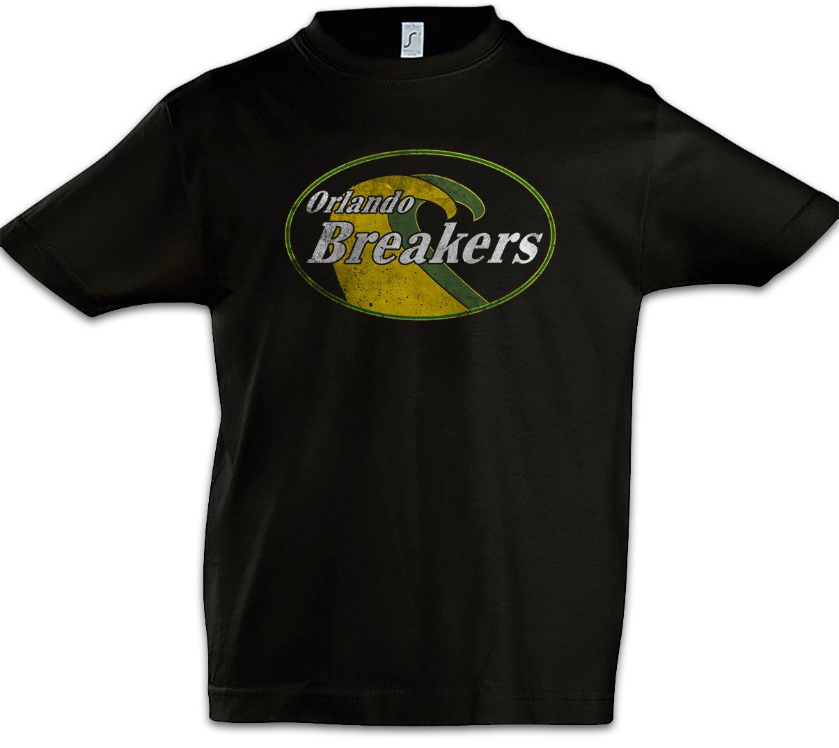 Urban Backwoods Print-Shirt Orlando Breakers Kinder T-Shirt Trainer Coach Series Team Mannschaft (1-tlg) Football League TV Symbol