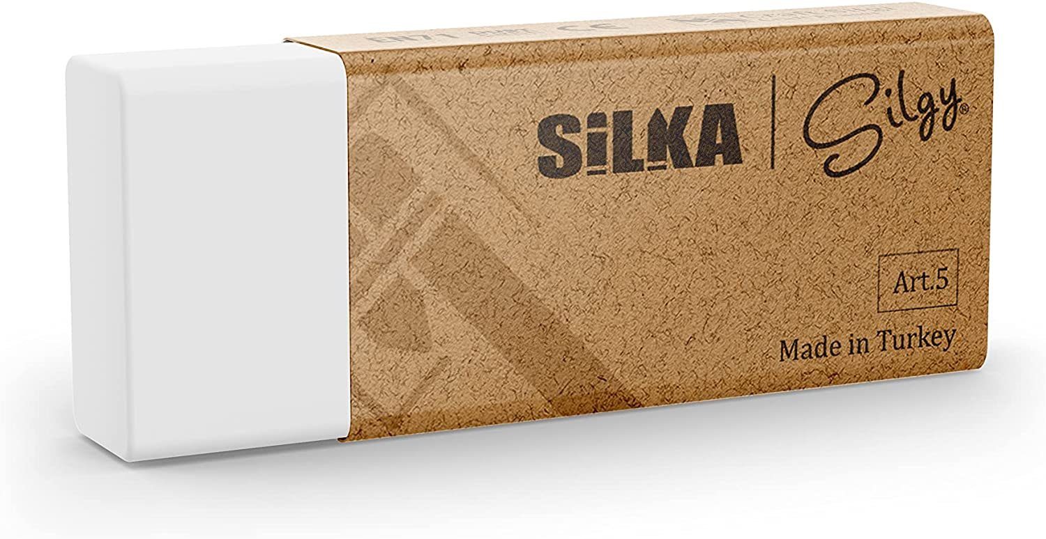 SiLKA Radiergummi Silka 20 Stück Radiergummis, Set (Craft Eraser - 20 Stück)