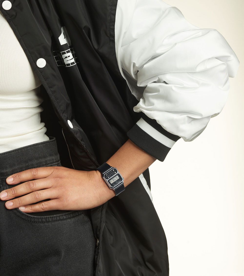 CASIO Quarzuhr Herrenuhr Kalender, Stoppfunktion - Casio Modell: A100WEL-1A günstig online kaufen