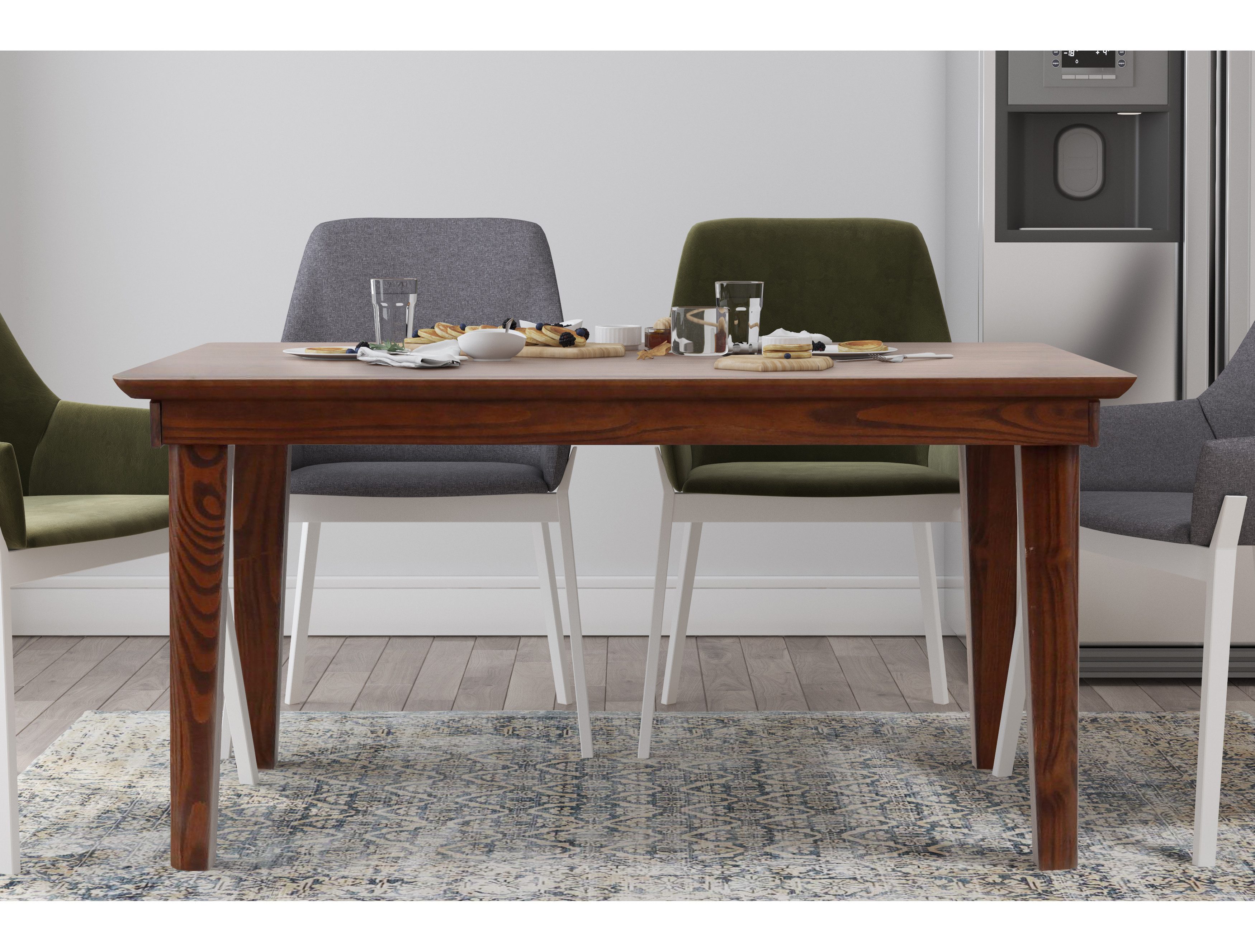 loft24 Esstisch Winston, mit Ausziehfunktion, FSC®-zertifiziert, Landhausstil, 150-228 cm