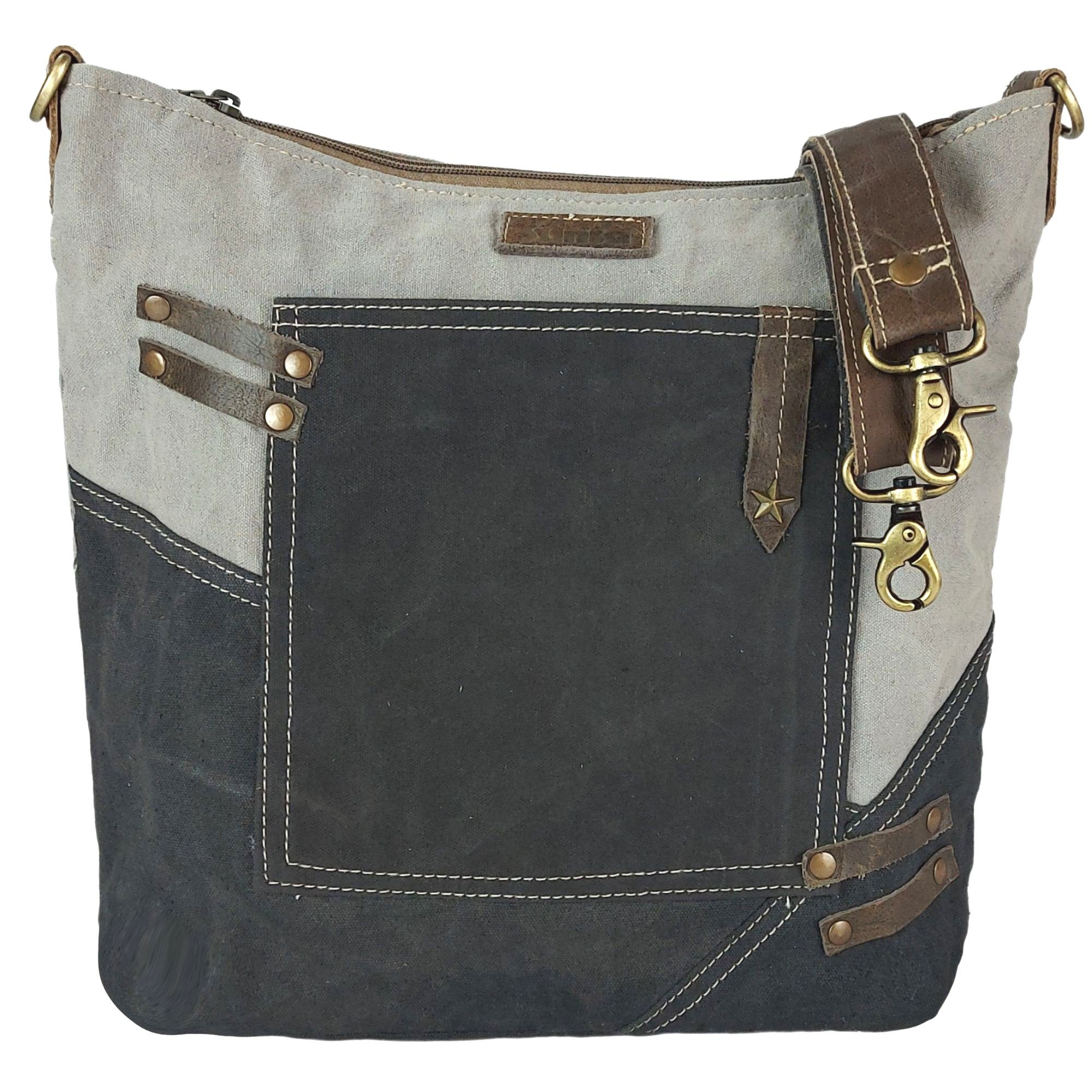 Umhängetasche Damen Vintage Crossbody Tasche Handtasche Schultertasche