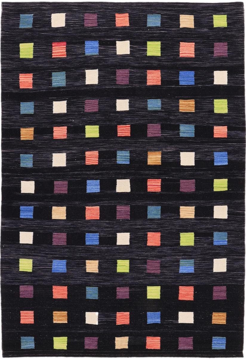 Orientteppich Kelim Afghan Design 167x243 Handgewebter Orientteppich, Nain Trading, rechteckig, Höhe: 3 mm
