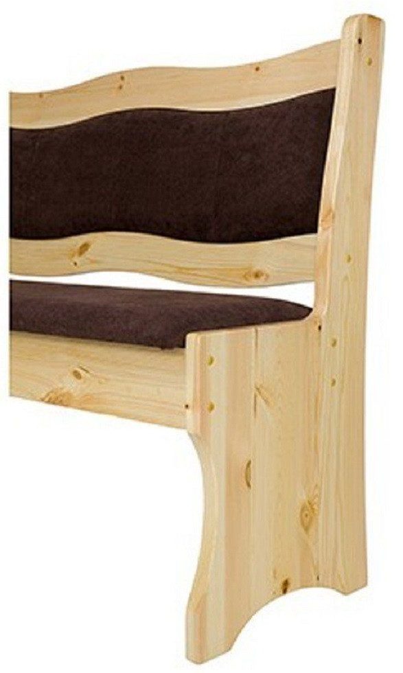 JVmoebel Eckbank Echtholz Eckbank aus Kiefer im Landhausstil, handgefertigt, Made in Europa