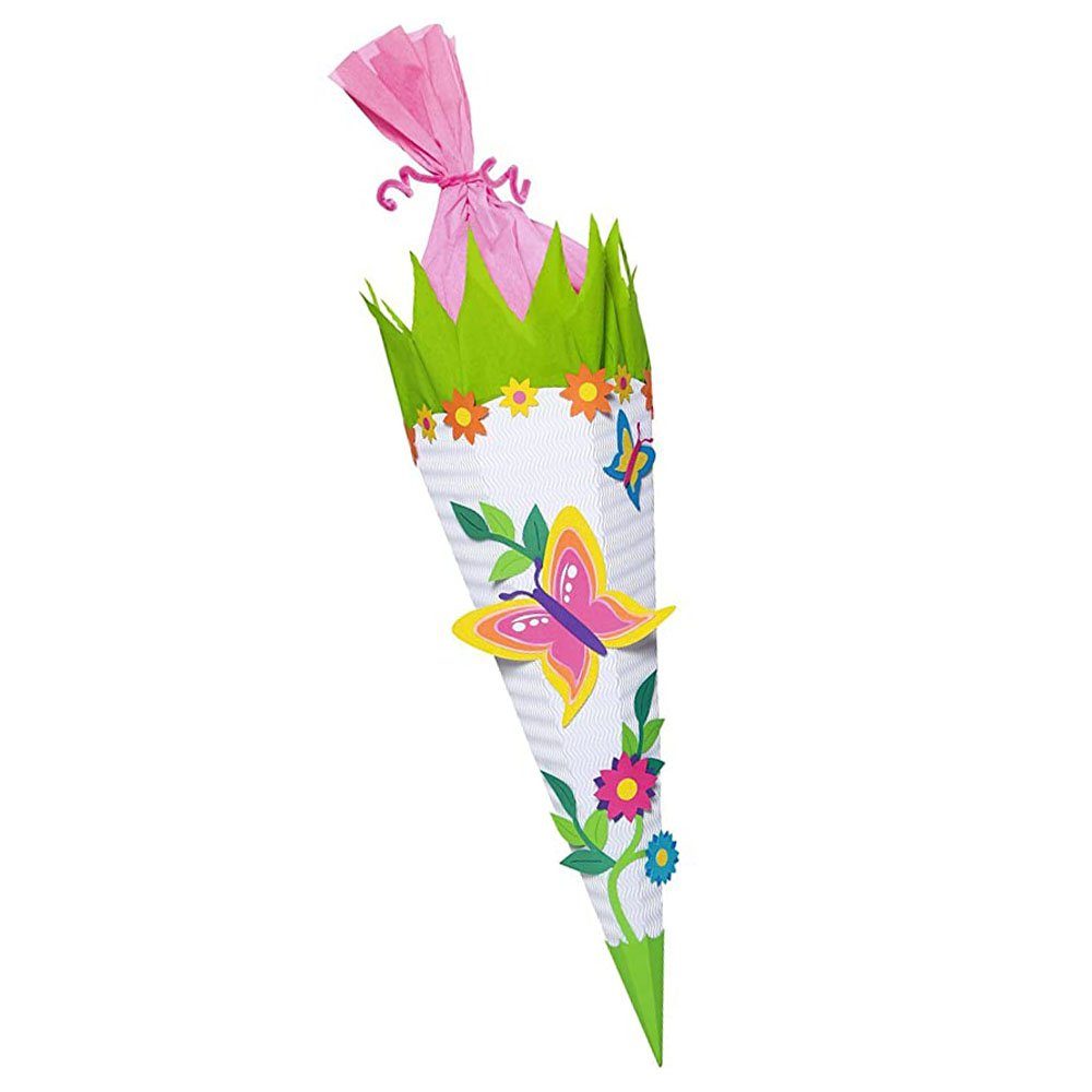 Ursus - Ludwig Bähr Schultüte URSUS Шкільні ранці-Bastelset "Schmetterling", 6-eckig, 68 cm