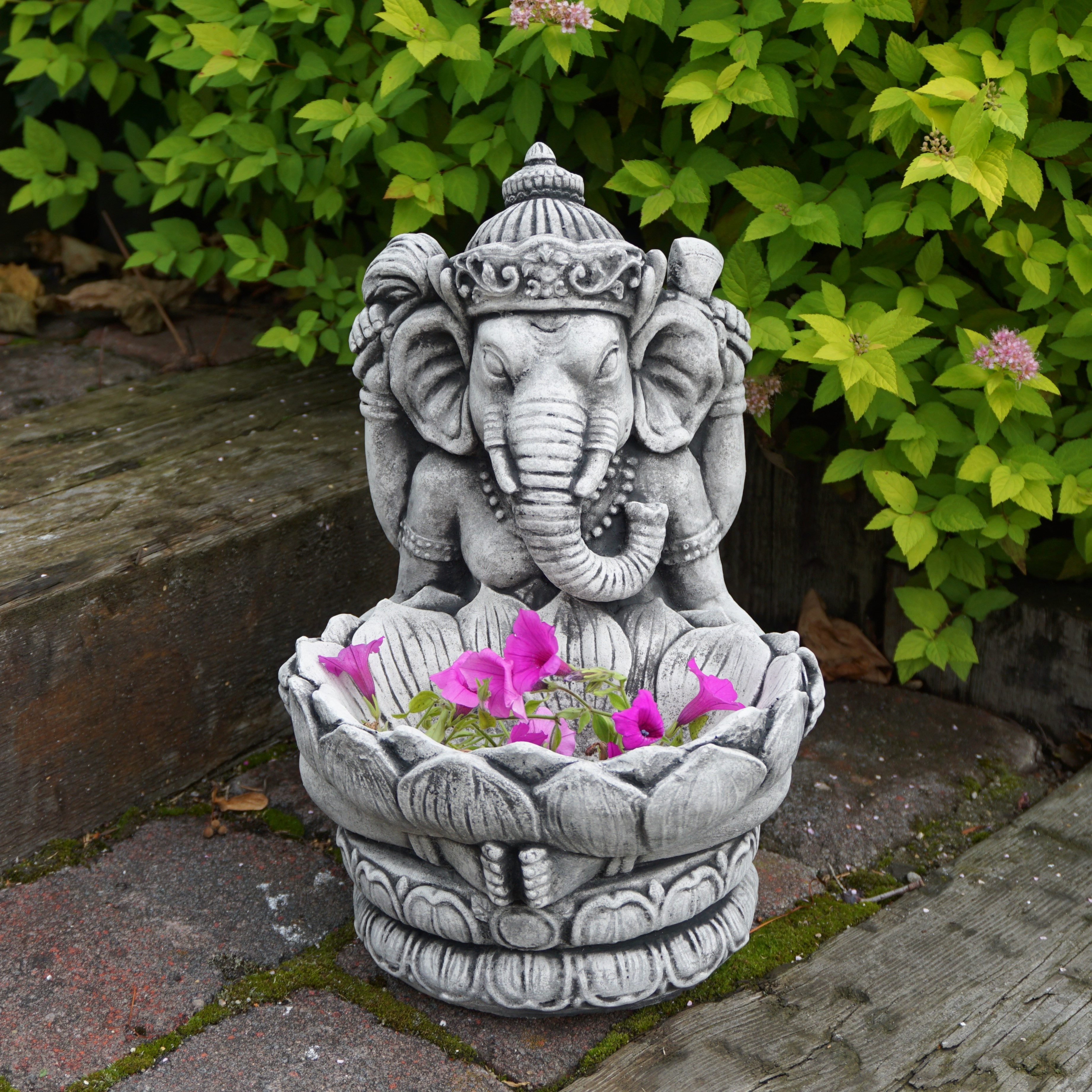 gartendekoparadies.de Gartenfigur Figur des göttlichen Ganesha günstig online kaufen