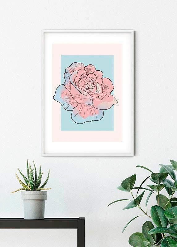 Komar Poster Cinderella Rose, (1 Disney Kinderzimmer, Schlafzimmer, Wohnzimmer St)