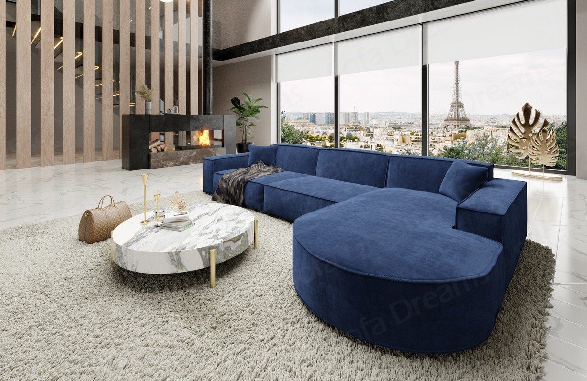 Sofa Dreams Ecksofa Alegranza L Form kurz Polster Couch Eck Stoffsofa, Loungesofa