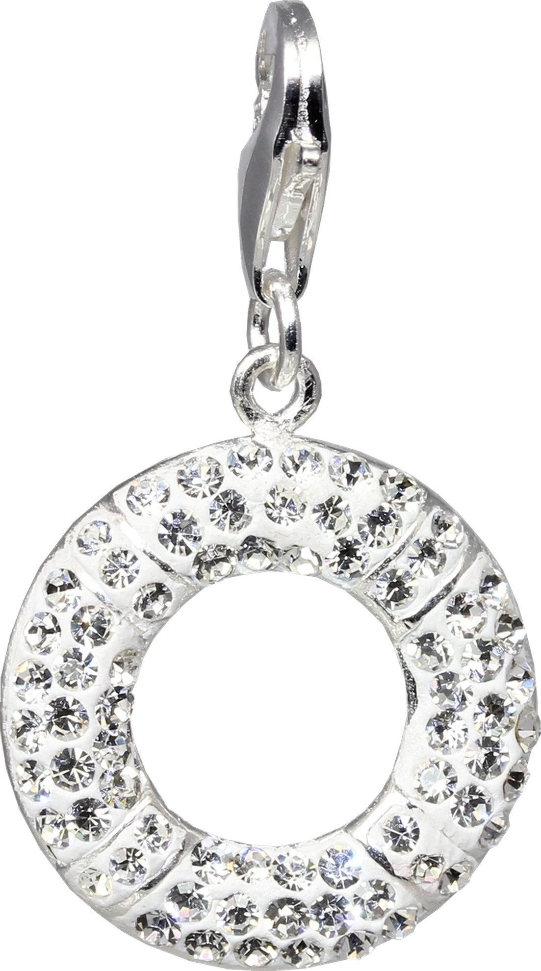 SilberDream Charm-Einhänger SilberDream weiß Charm Ring, günstig online kaufen