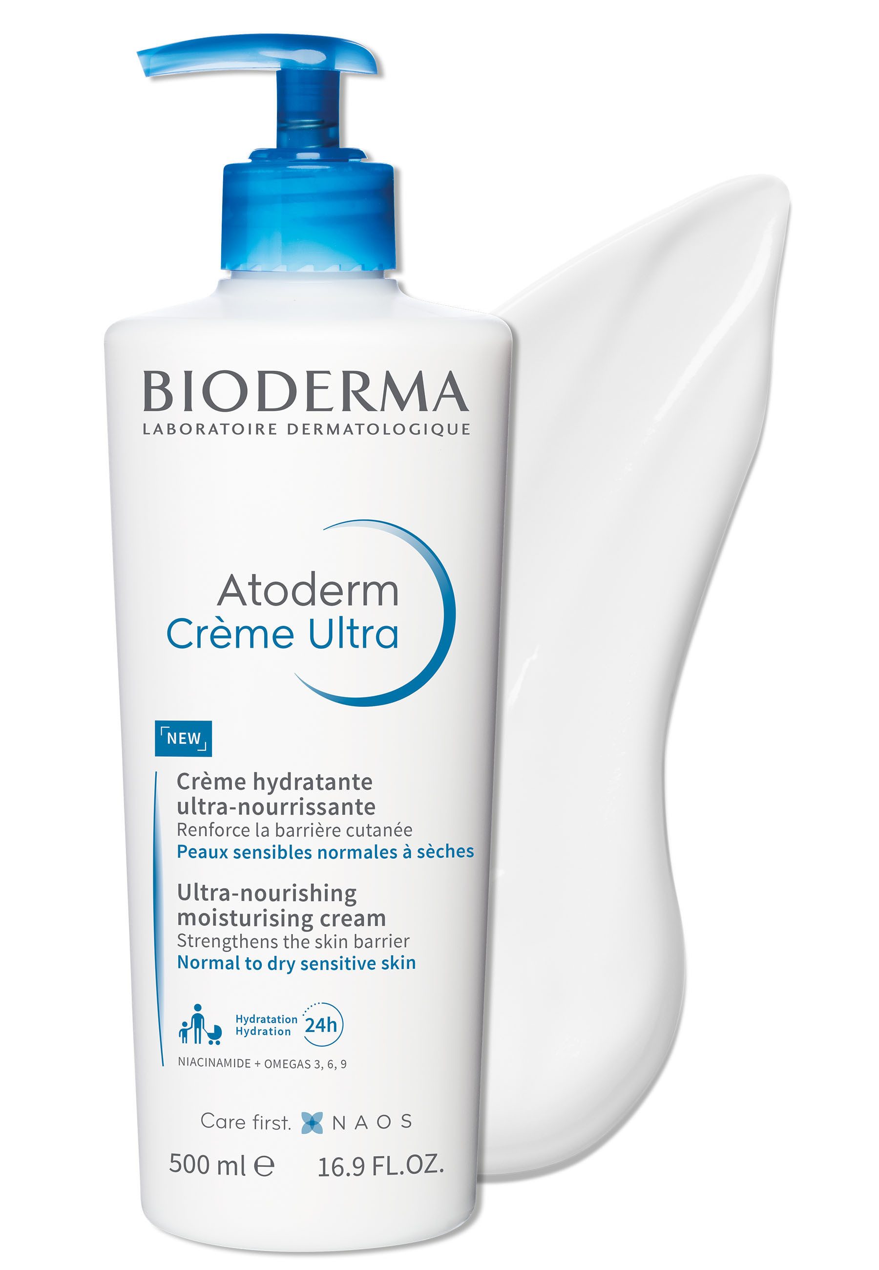 Bioderma Bodylotion Atoderm Crème Ultra -, verbessert die Feuchtigkeitsversorgung der Haut