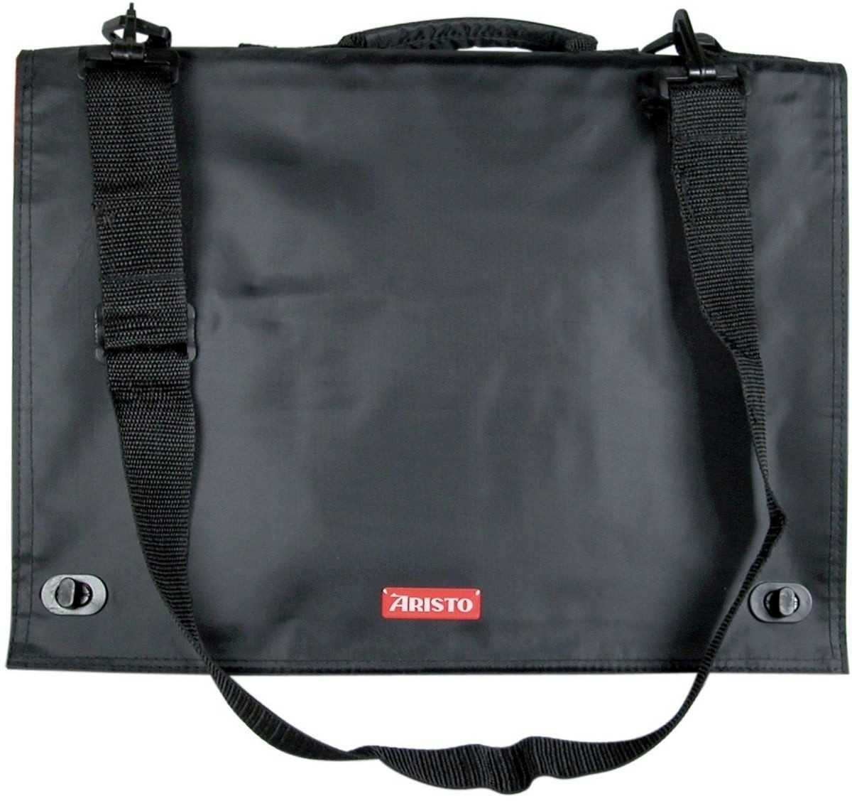 ARISTO Zeichenschablone Transporttasche Carry Bag für Zeichenplatte A4 schwarz/rot