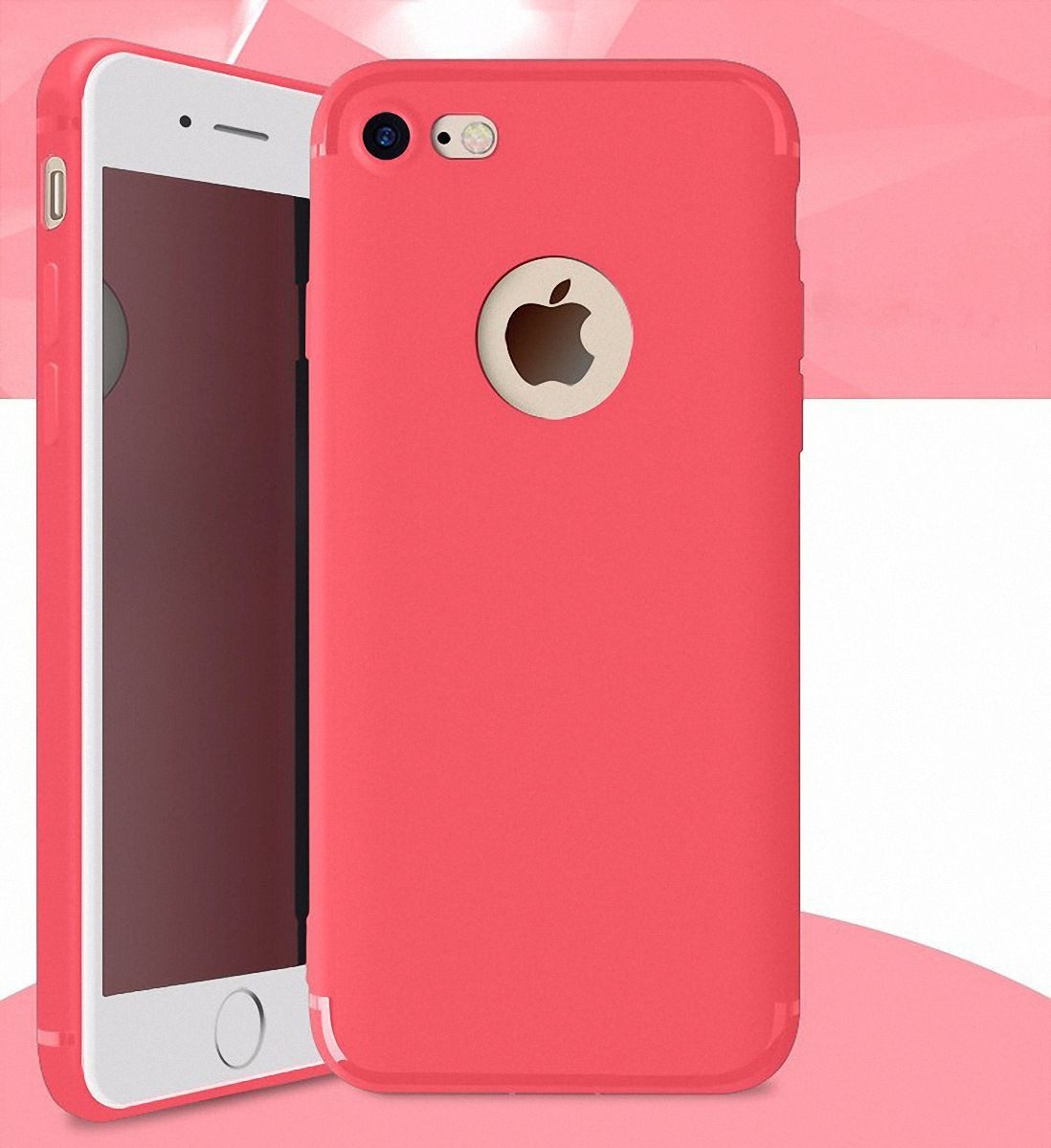 König Design Handyhülle Apple IPhone 7 / 8 / SE 2020, Apple IPhone 7 / 8 / SE 2020 Handyhülle Backcover Rosa