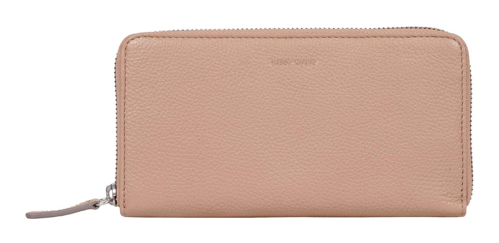 GERRY WEBER Geldbörse Purse, aus echtem Rindsleder mit RFID-Blocker Schutz